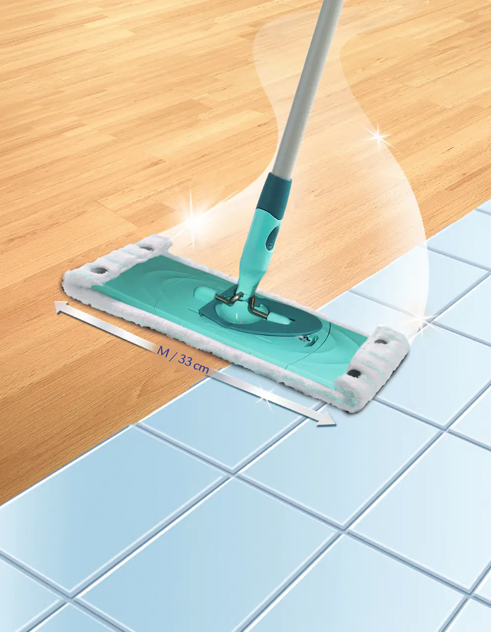 Leifheit Wischbezug Clean Twist/Combi M micro duo, 33 cm