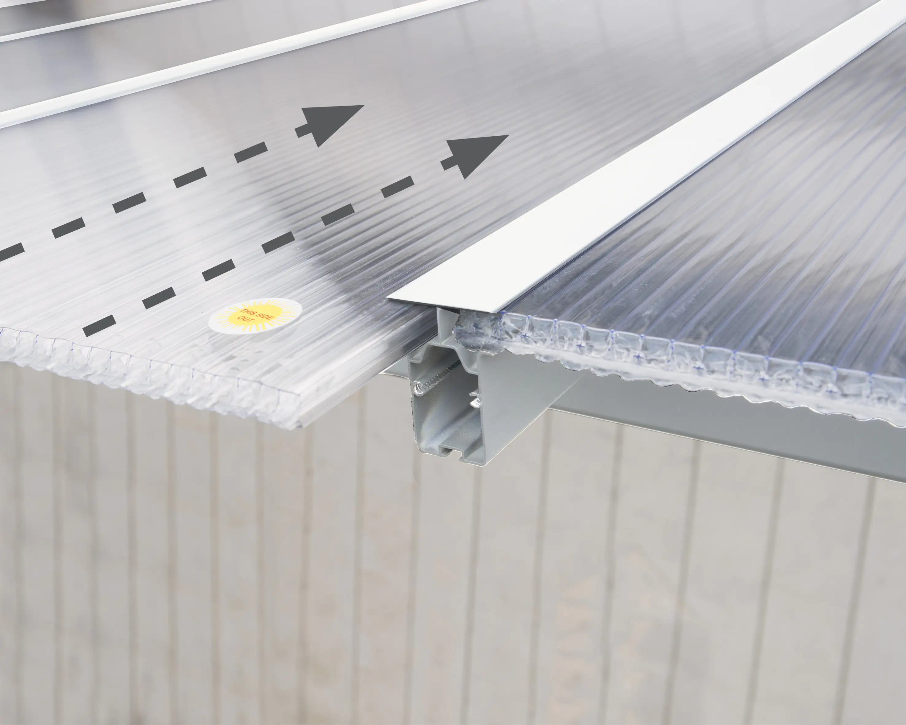 Canopia Terrassenüberdachung Olympia 3x4.2 weiß