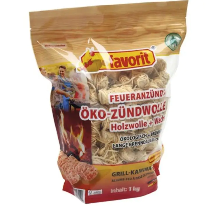 Favorit Zündwolle 1 kg Beutel