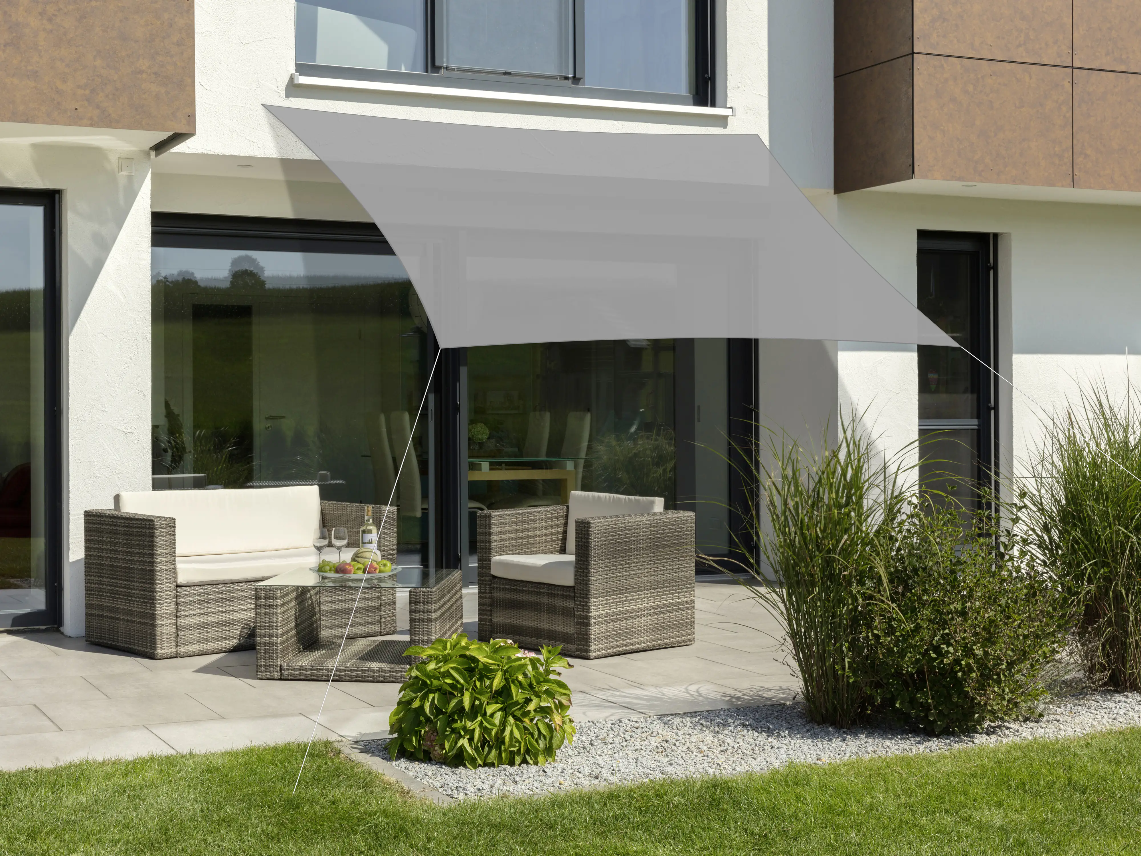Schneider Sonnensegel Teneriffa silbergrau 360 x 250 cm