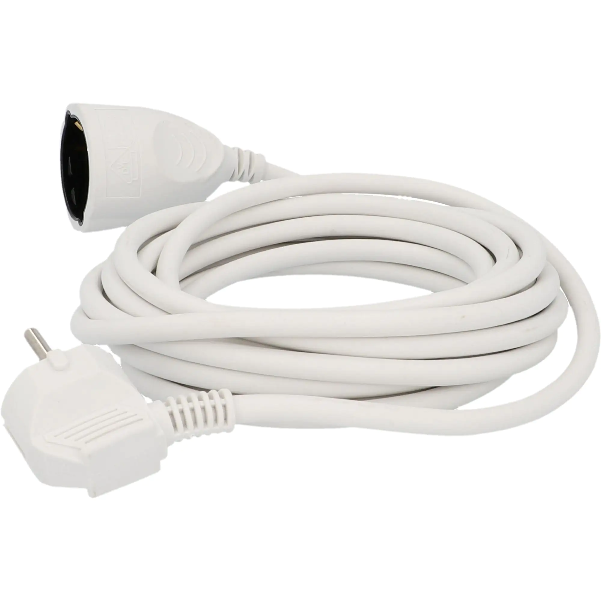 Unitec Verlängerungskabel Innen 5 Meter H05VV-F3G1,5, weiß