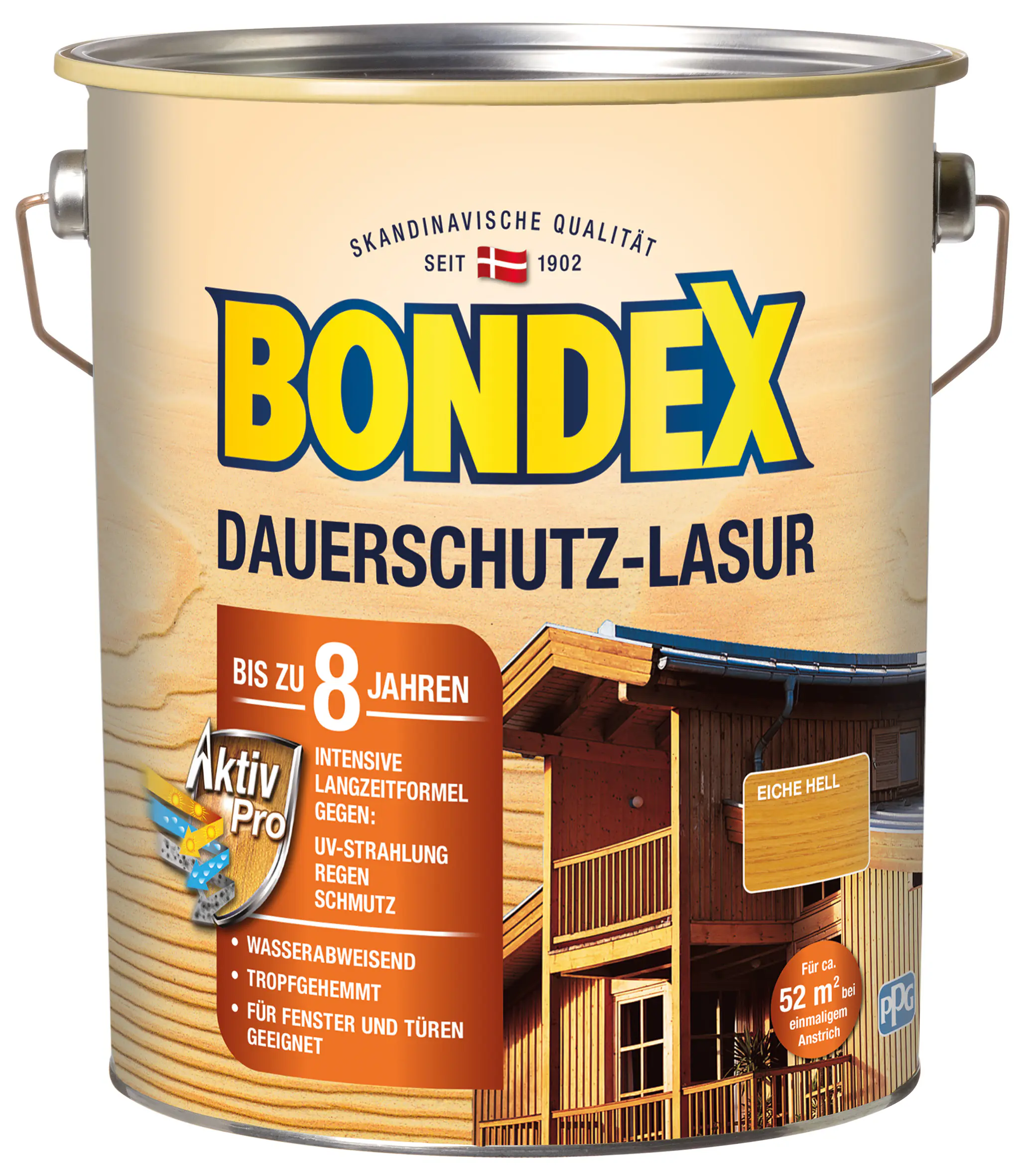 Bondex Dauerschutz Lasur 4 L eiche hell