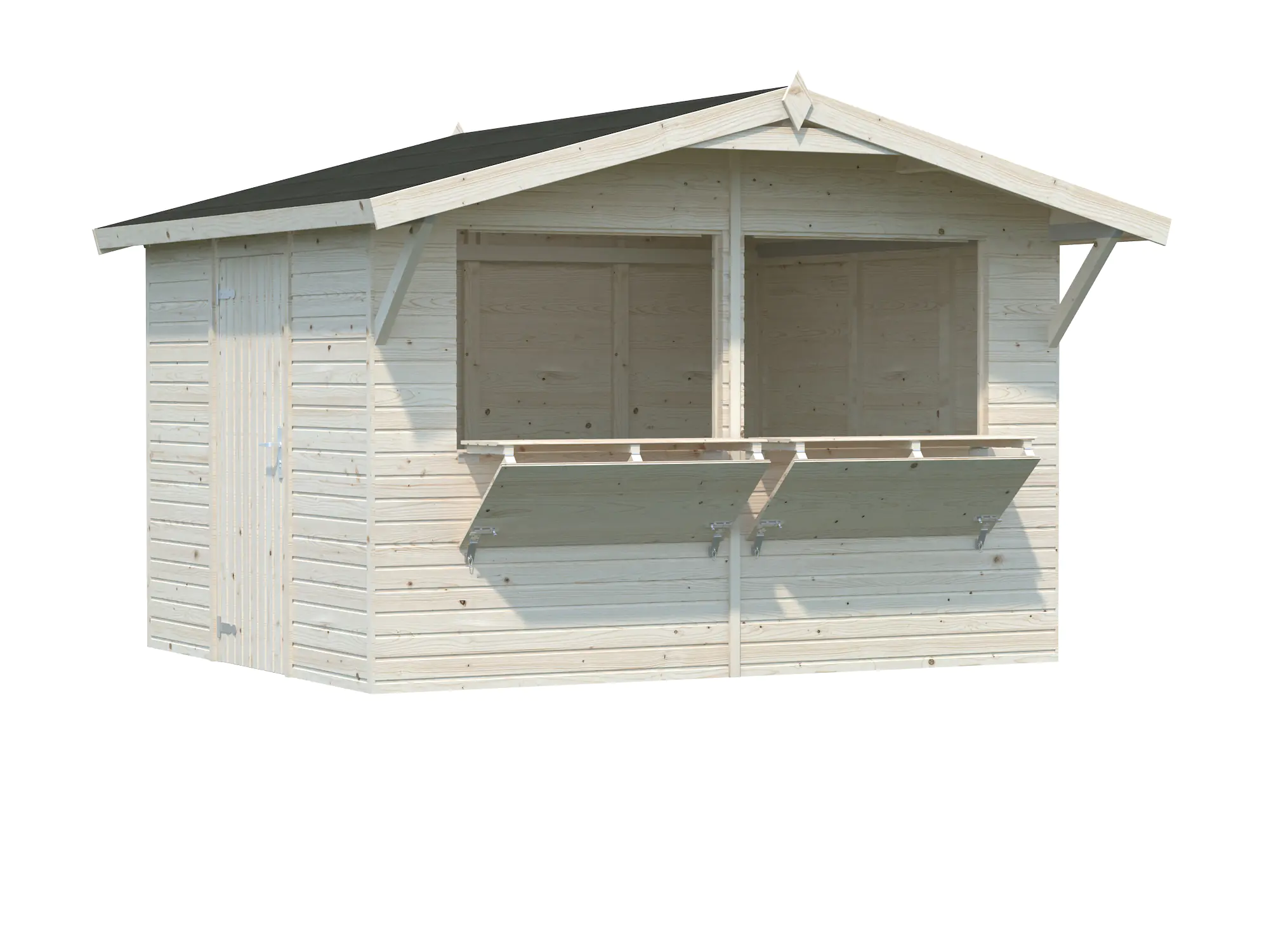 Palmako Kiosk Stella 323 x 259 cm naturbelassen
