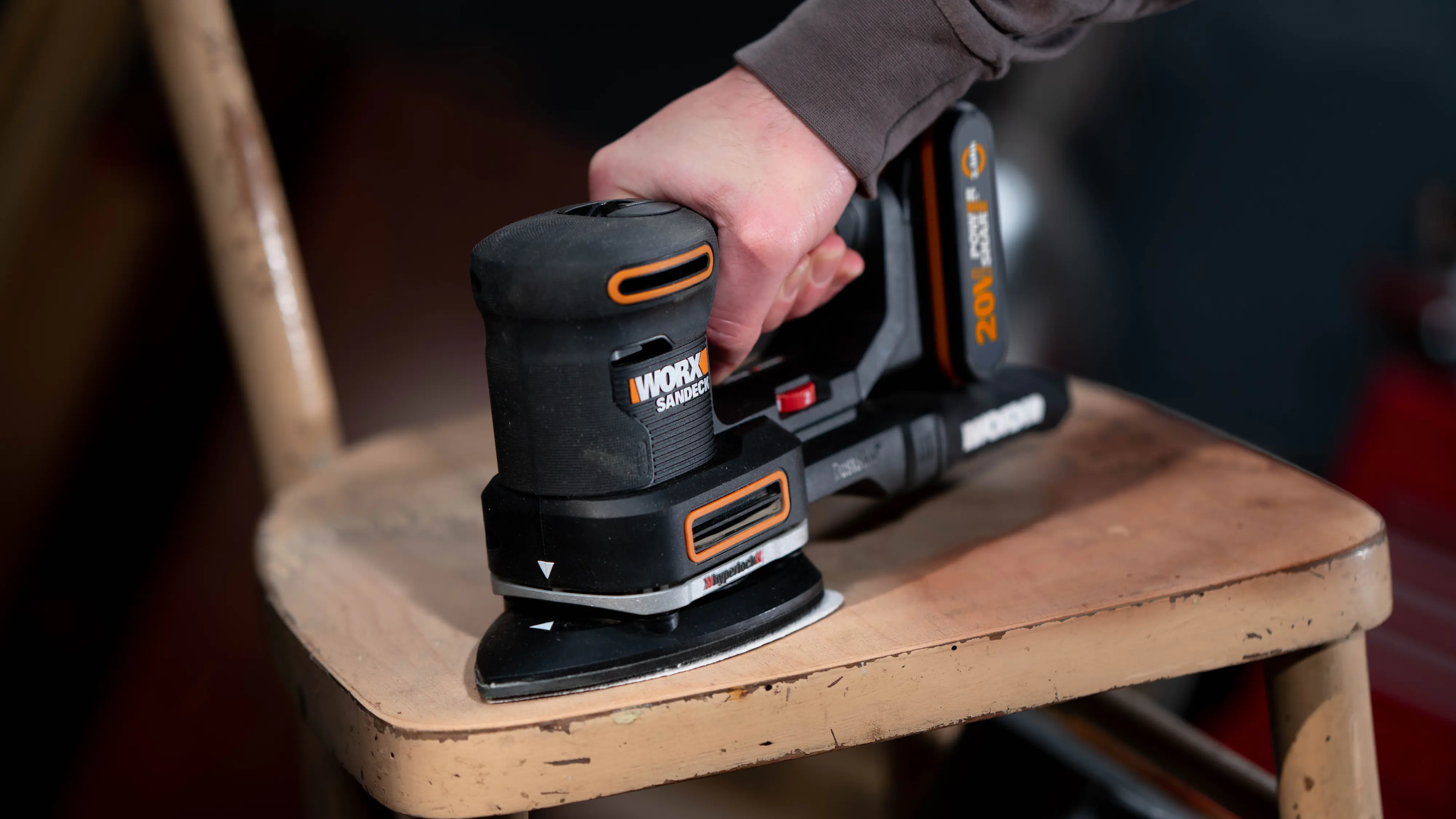 Worx Akku-Multischleifer Sonicrafter WX820 20 V inkl. Akku 2 Ah & Ladegerät