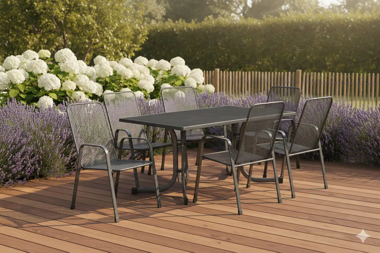 MFG Garten-Essgruppe Boulevard 6 Personen Metall anthrazit