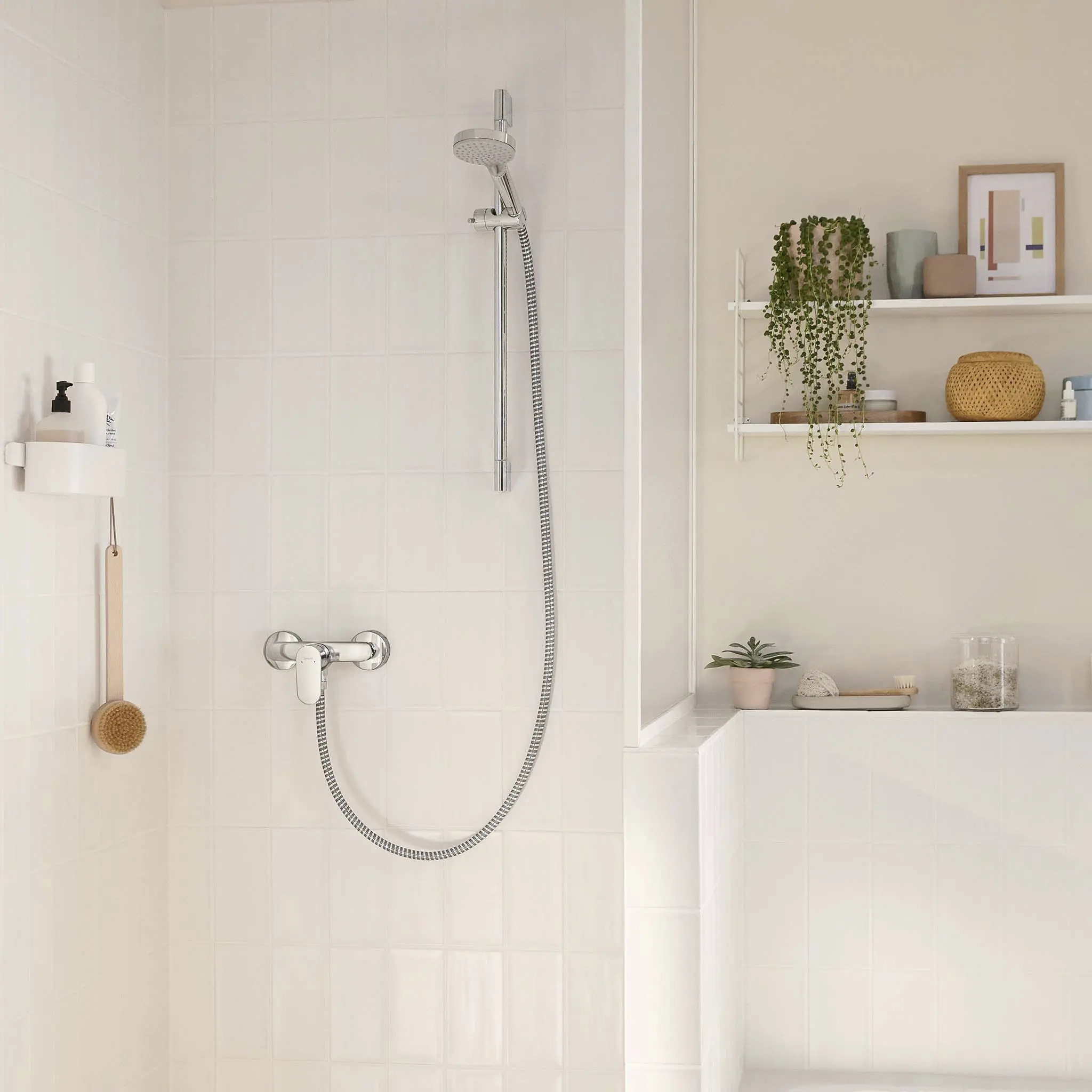 Hansgrohe Einhebel-Duscharmatur Rebris S Aufputz chrom