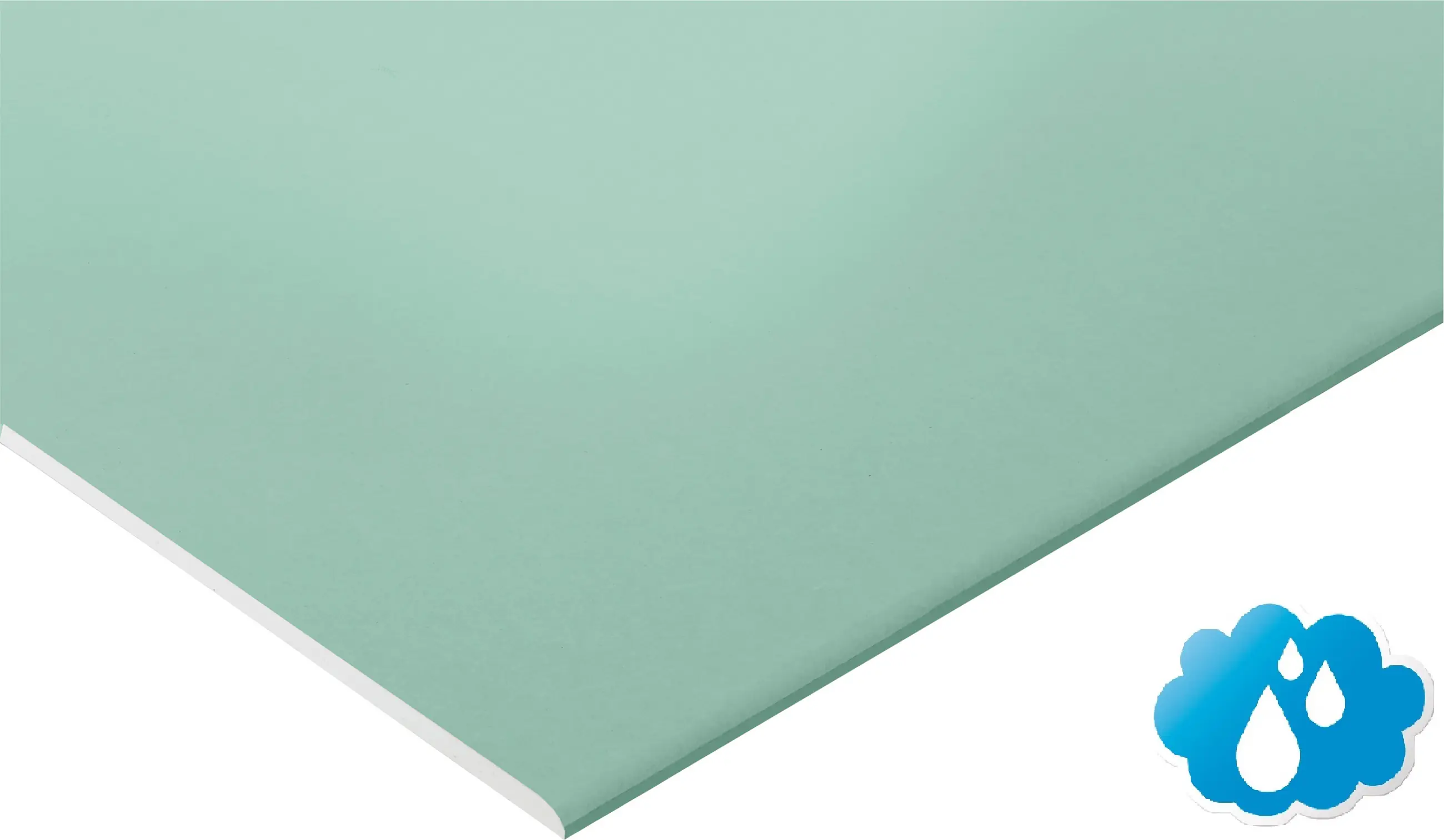 Knauf Gipskarton-Feuchtraumplatte Renovierboard GKBI 125 x 90 cm 6,5 mm