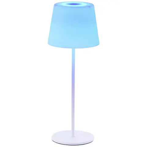 Brilliant Außentischleuchte Cappo mit USB-Anschluss 2,5W weiß