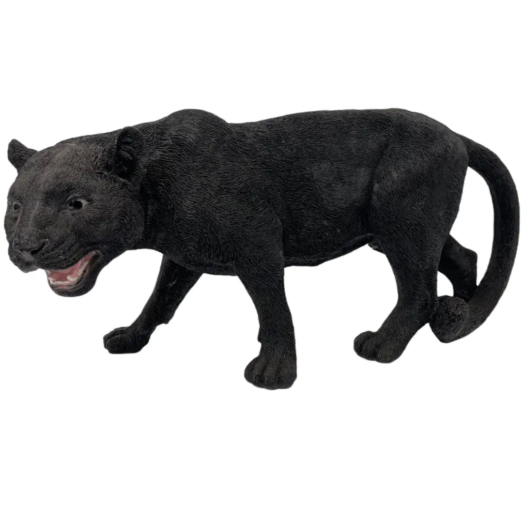 Dekofigur Panther stehend 36 x 38 x 76 cm