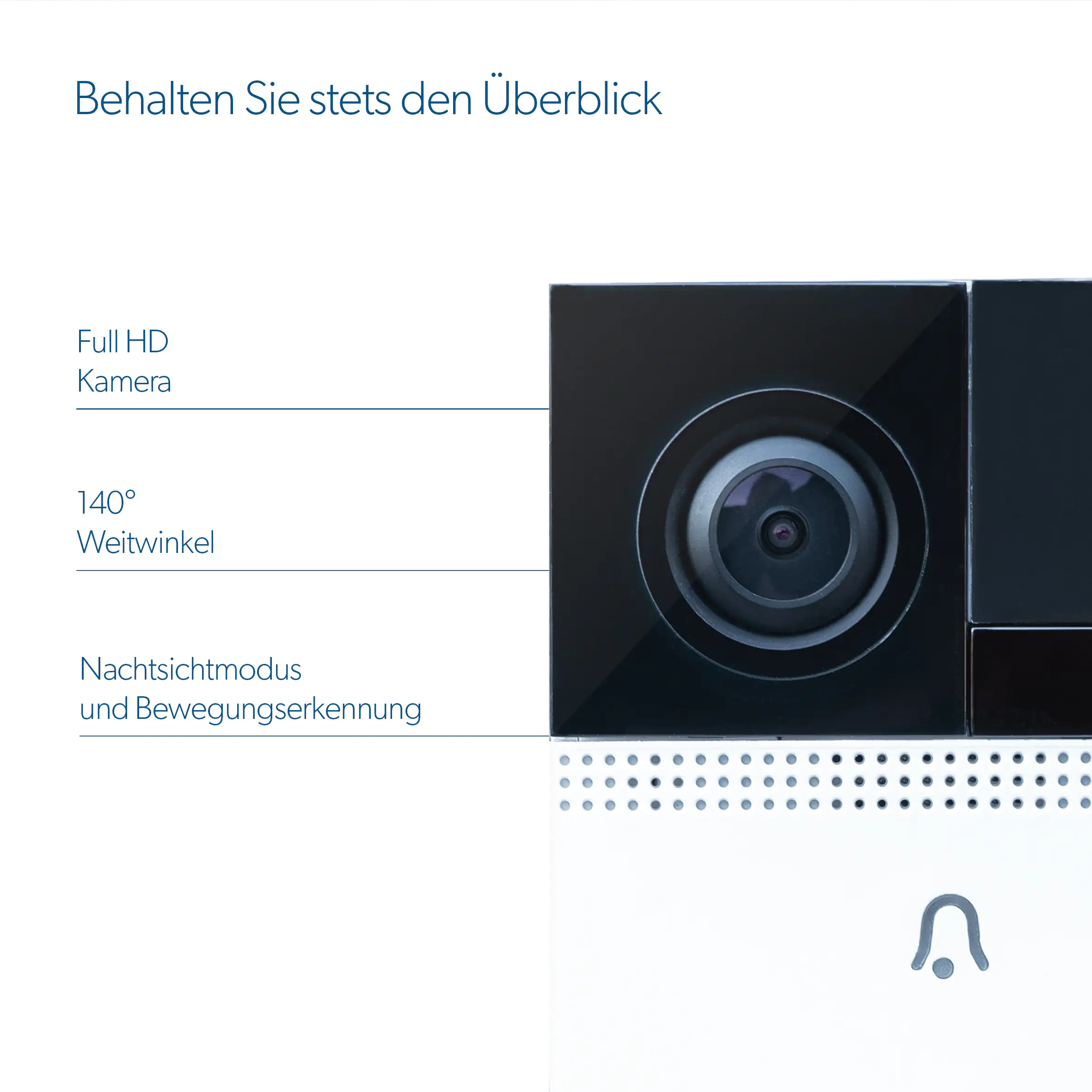 WIFI Video Türsprechanlage weiß