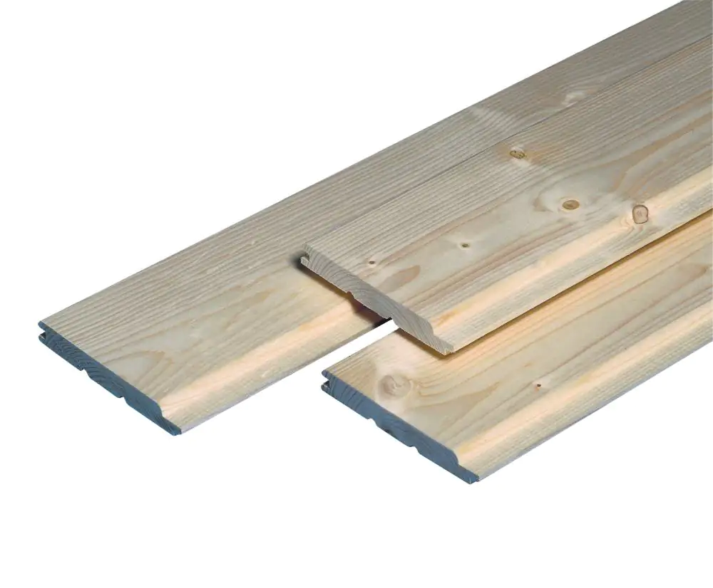 Profilholz Fichte Tanne B-Sortierung Schrägprofil 250 x 9,6 cm 12,5 mm