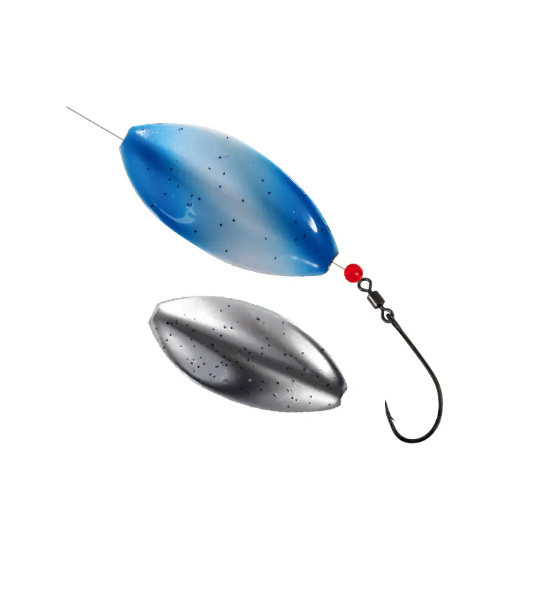 Paladin Angelköder Rotor Trout Tracker 2,9 g UV weiß/blau/silber