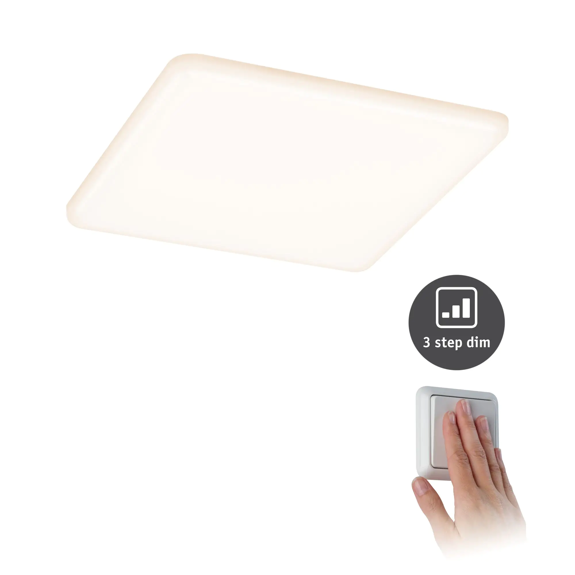 Paulmann Einbauleuchte LED Veluna Varifit 3 Stufen dimmbar 18,5 cm 17 W