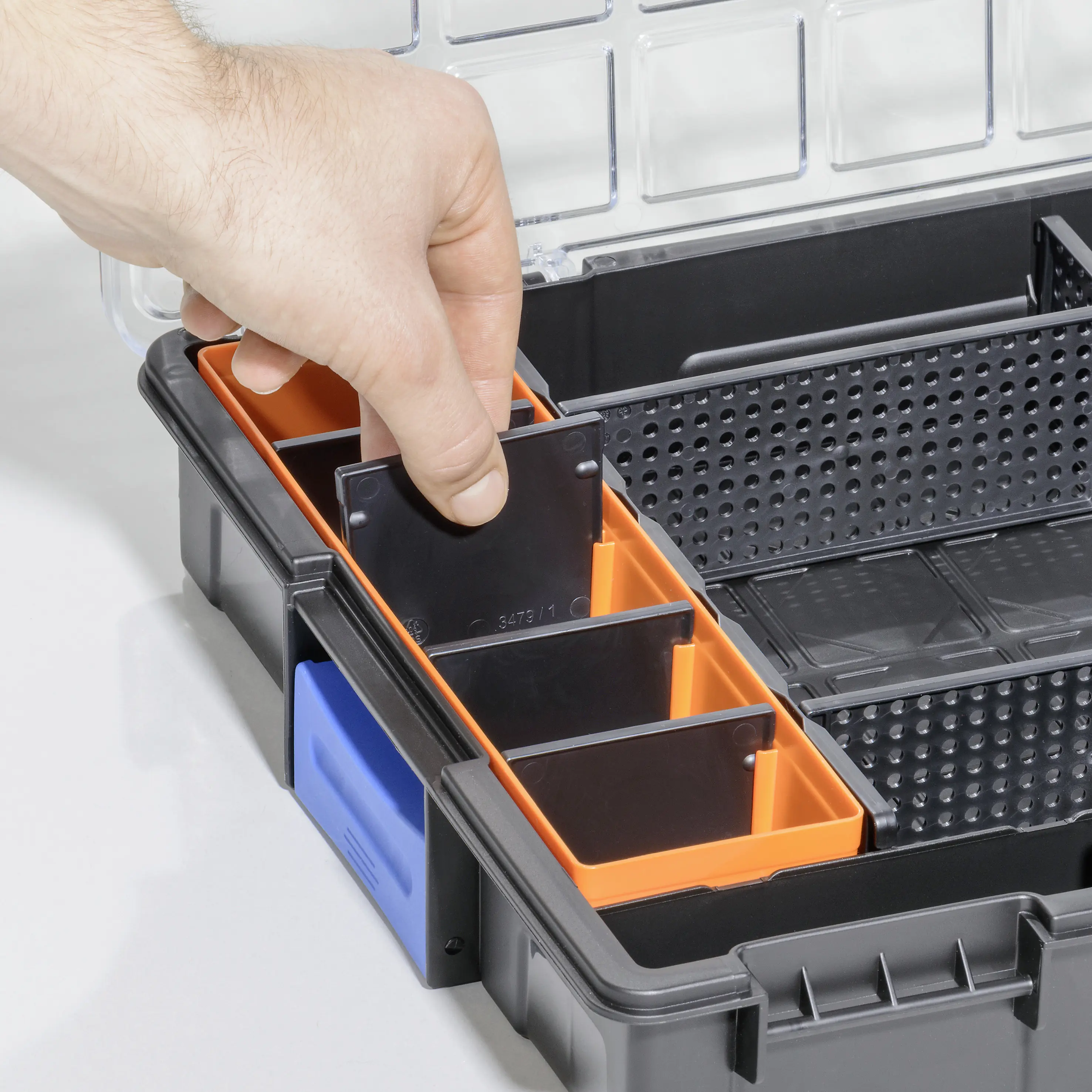 Allit Profi-Kleinteilekoffer EuroPlus Pro K 44.76/12-6 ohne Inhalt
