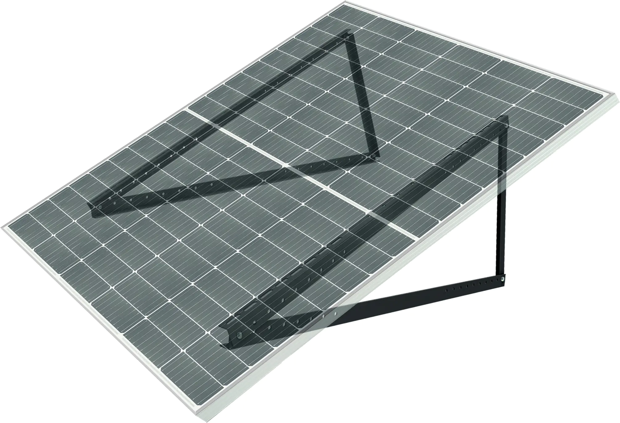 Schwaiger Solarmodulhalterung für 1 Panel Aluminium schwarz