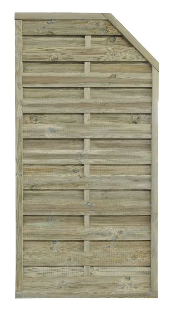Sichtschutzzaun Rügen 90 x 180 cm, Abstufung, kesseldruckimprägniert