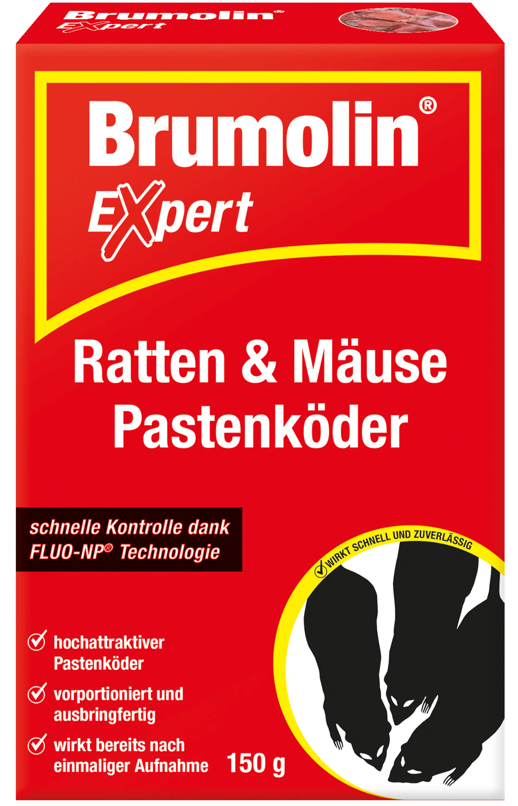 Brumolin Expert Ratten & Mäuse Pastenköder 150 g