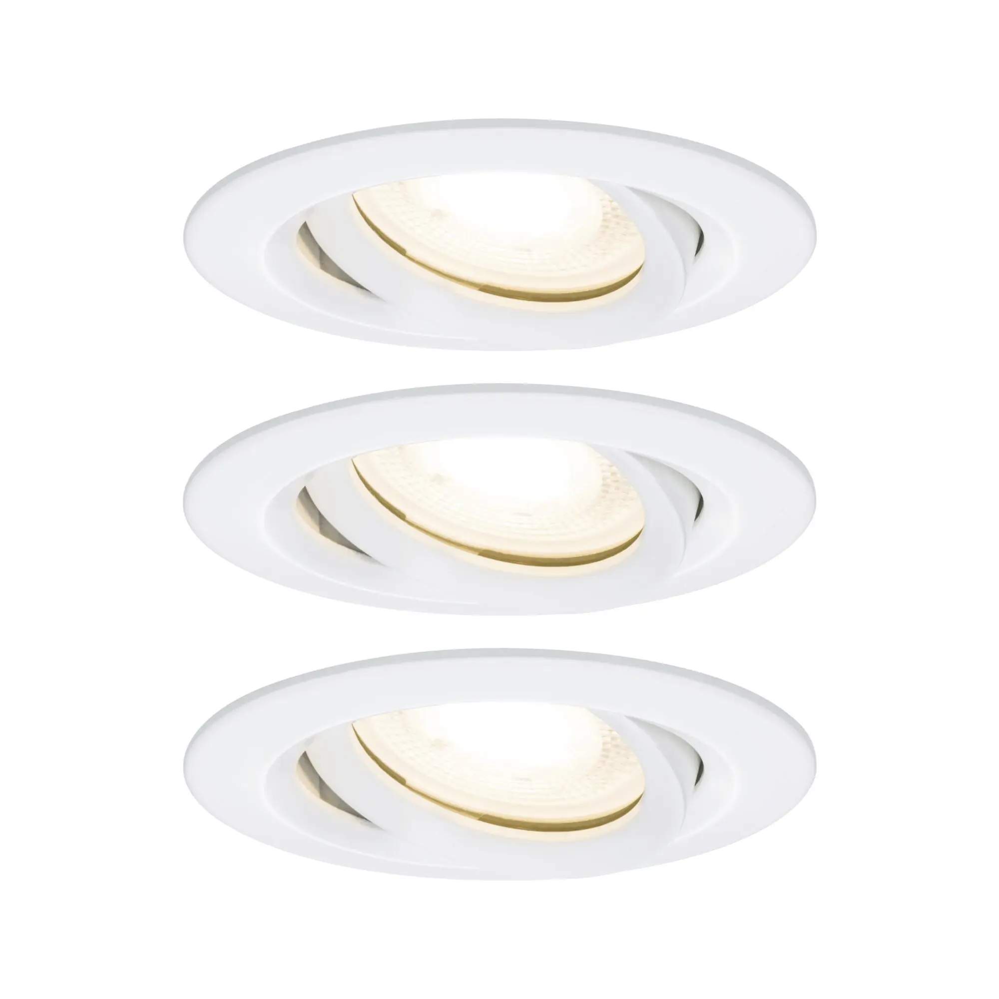 Paulmann LED Außen-Einbauleuchte Nova Plus 3er Set weiß 9,3 cm GU10