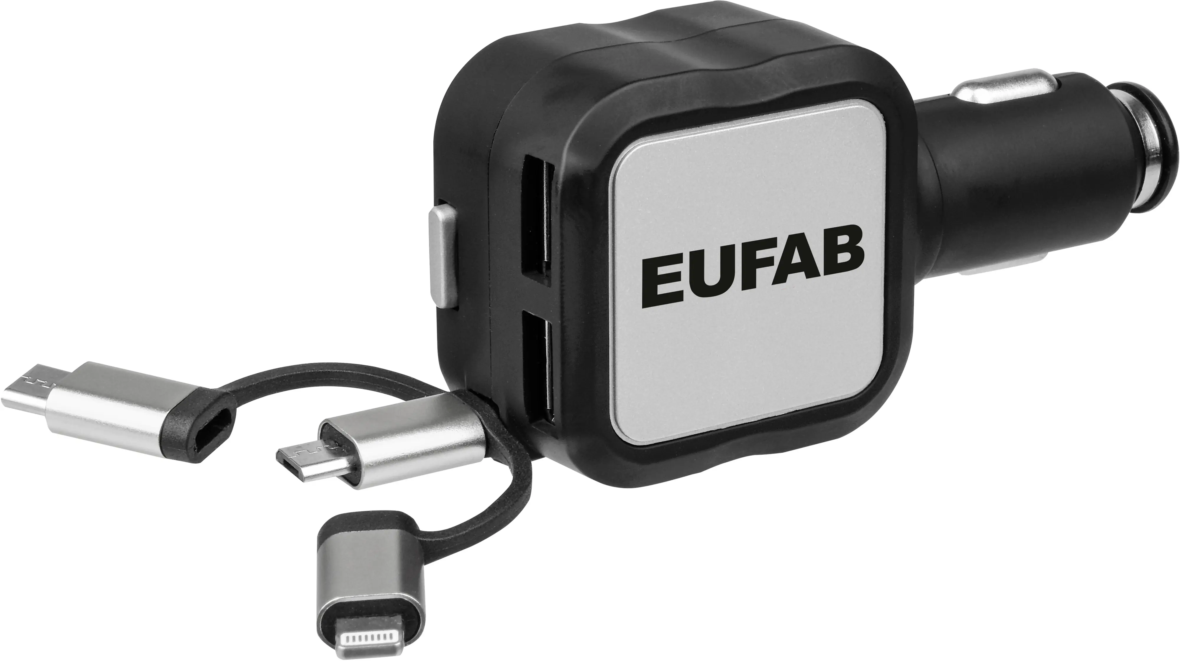 EUFAB 4in1 Universal KFZ Ladekabel 12/24V