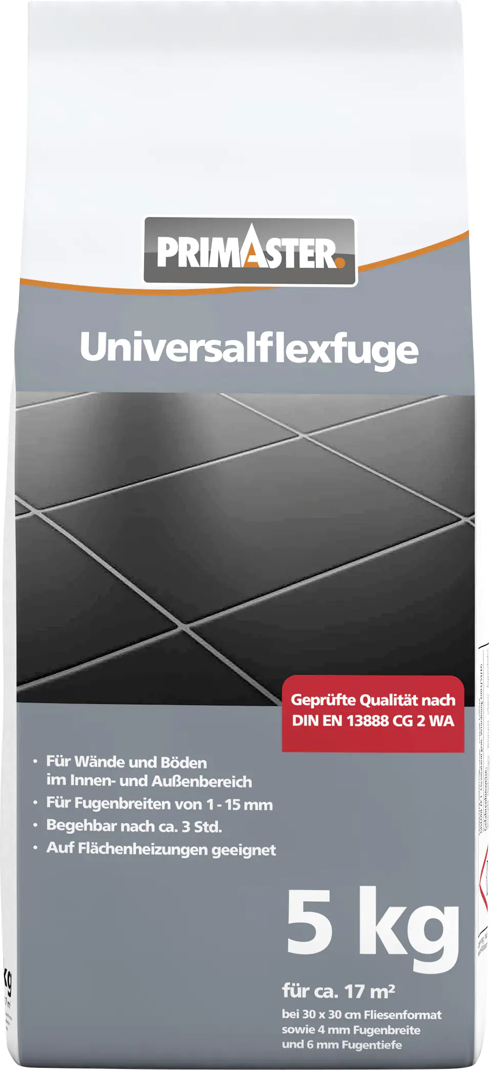 Primaster Universalflexfuge 1 - 15 mm basalt 5 kg