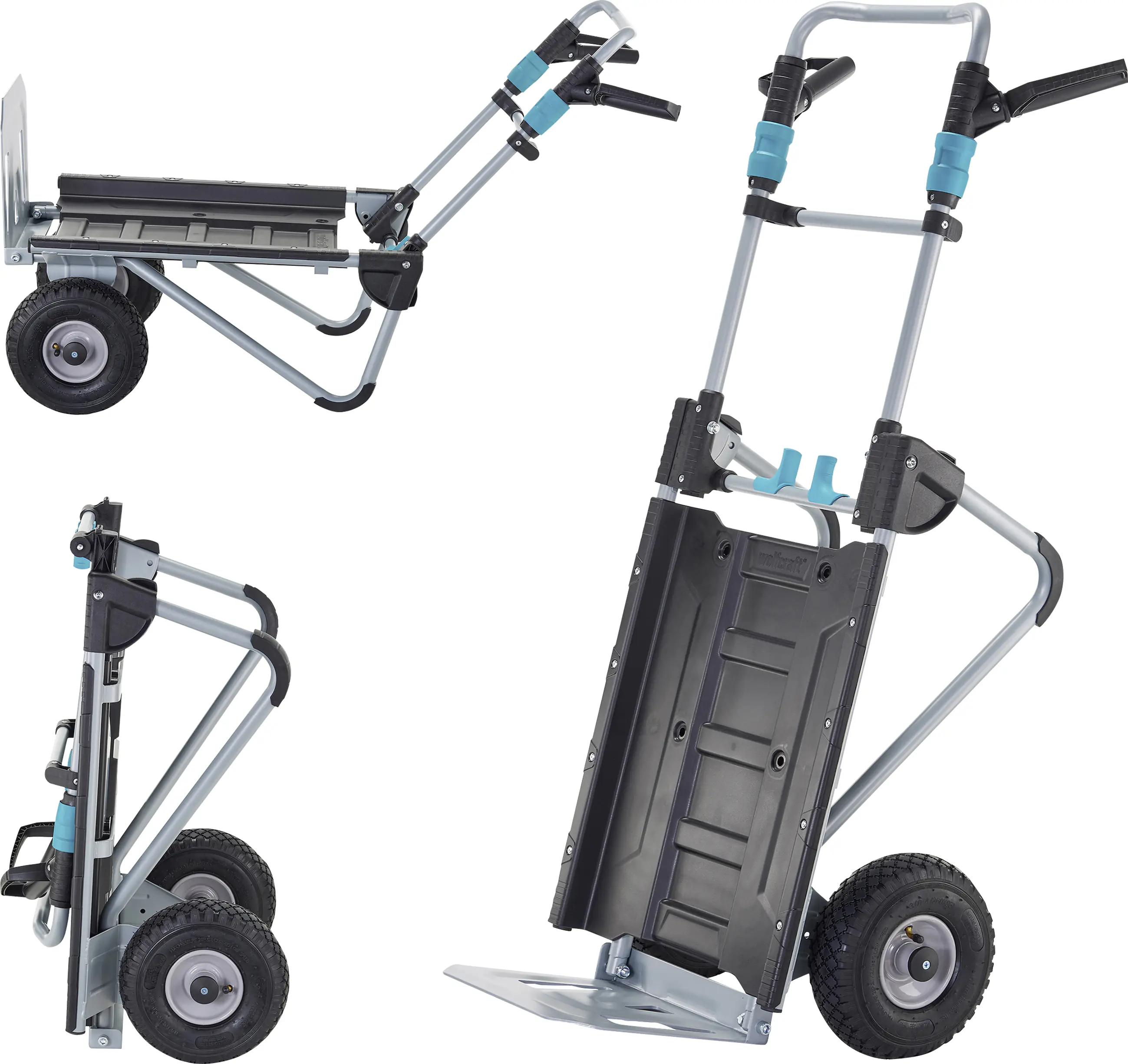 Wolfcraft Transportsystem TS 2500 klappbare Sackkarre & Schubwagen