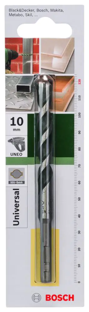 Bosch Mehrzweckbohrer Ø 10 mm, 120 mm, SDS Quick
