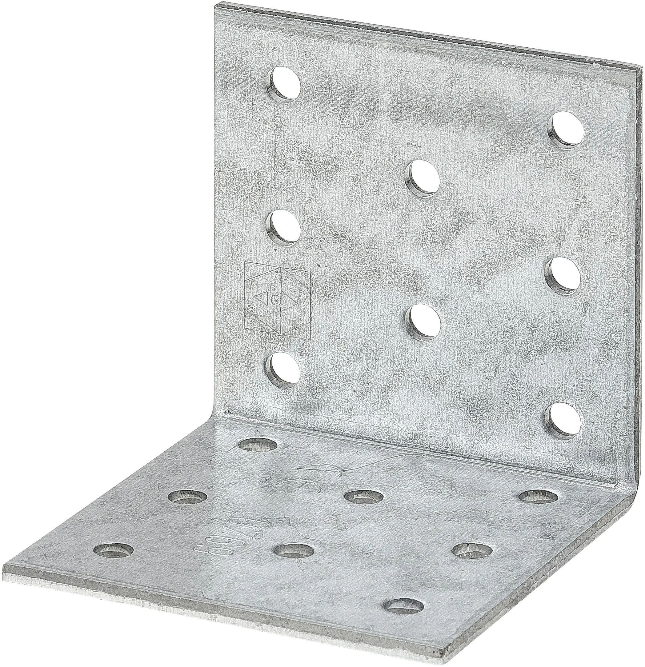 Vormann Lochplattenwinkel sendzimir verzinkt 60 x 60 x 40 mm