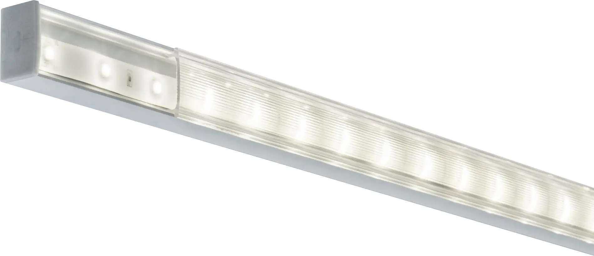 Paulmann LED-Profil für LED-Streifen Square 1 m mit weißem Diffusor alu satin