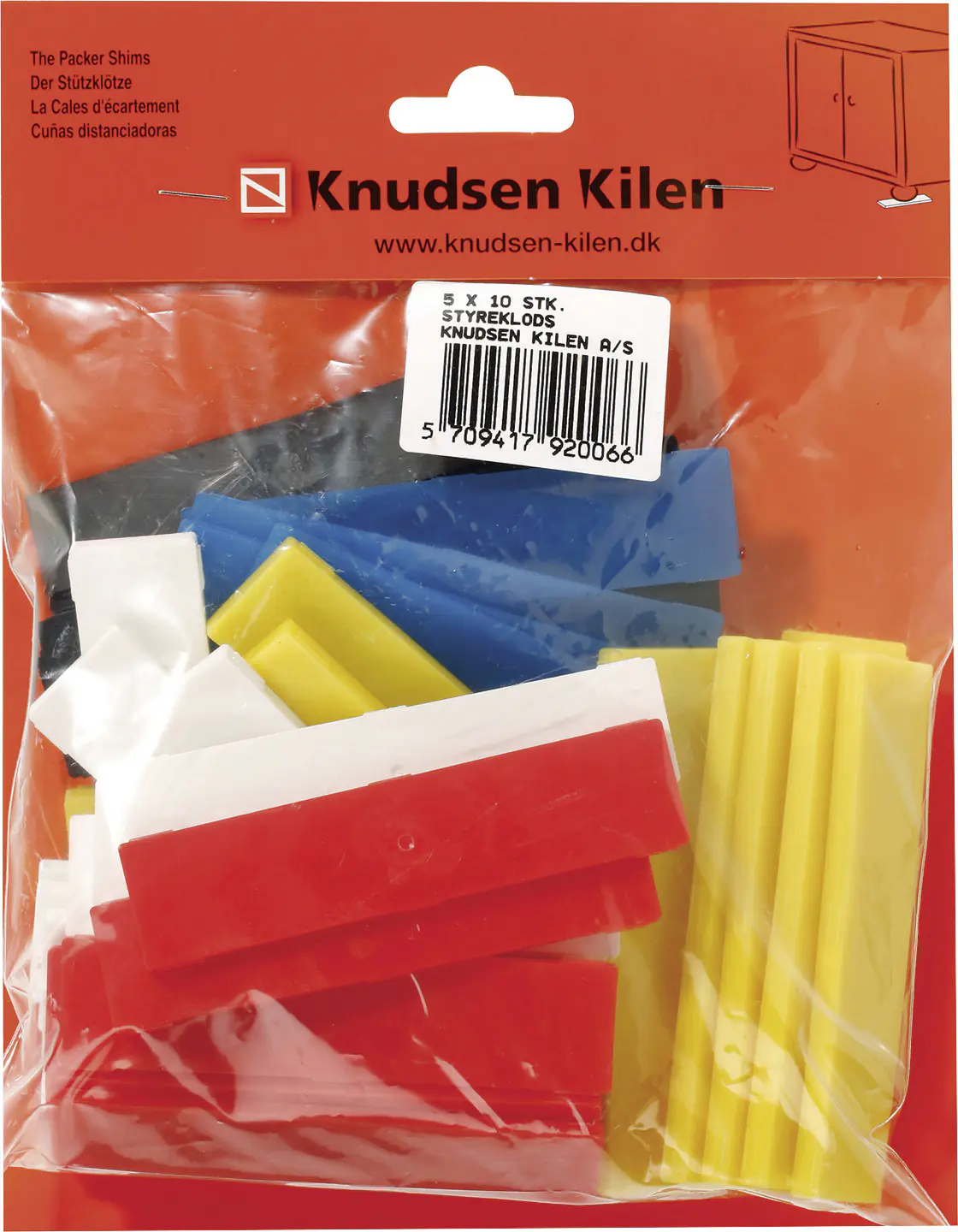 Primo Distanzklotz sortiert 1-5 mm Höhe