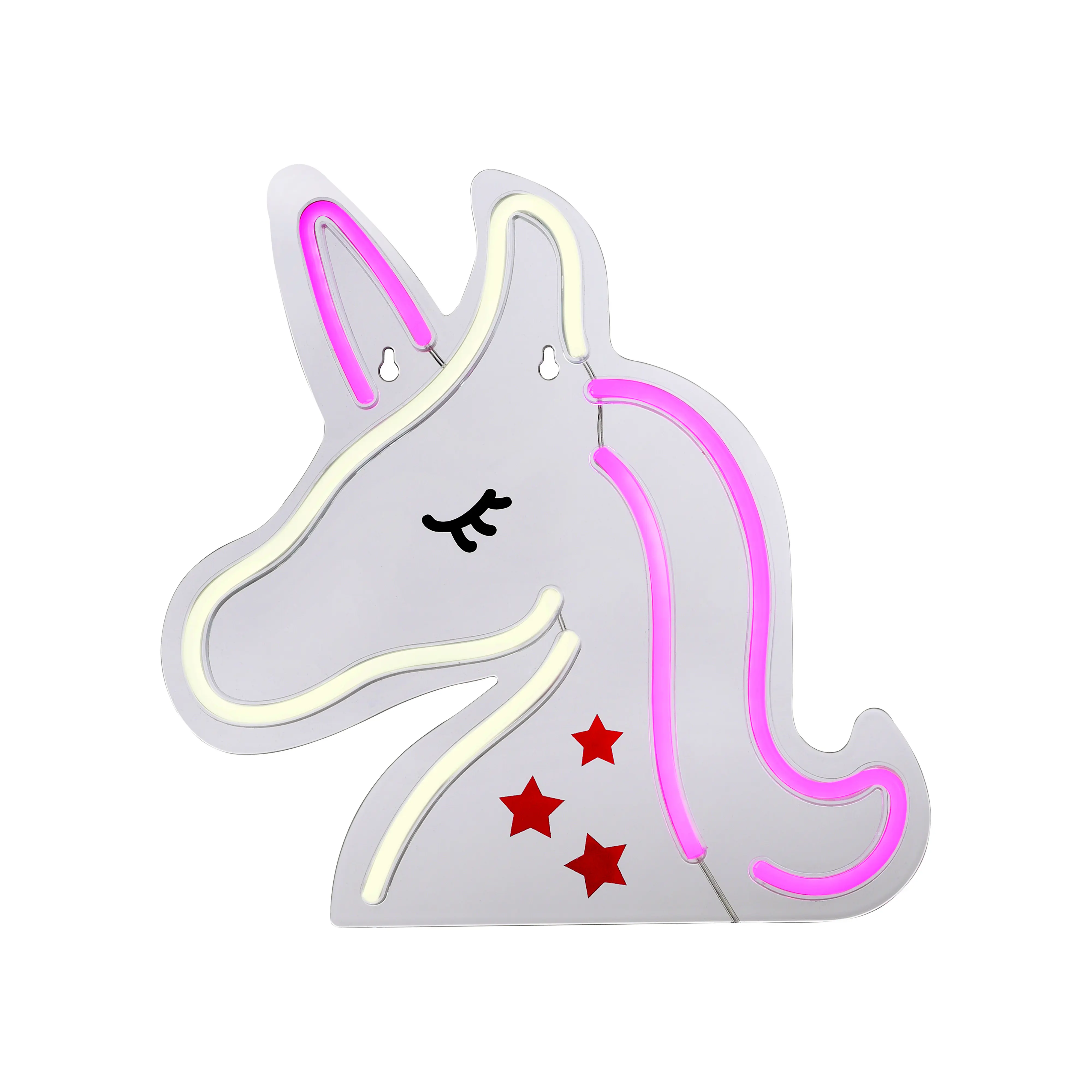 Just light LED Dekoleuchte Unicorn 33 x 1,5 x 33 cm