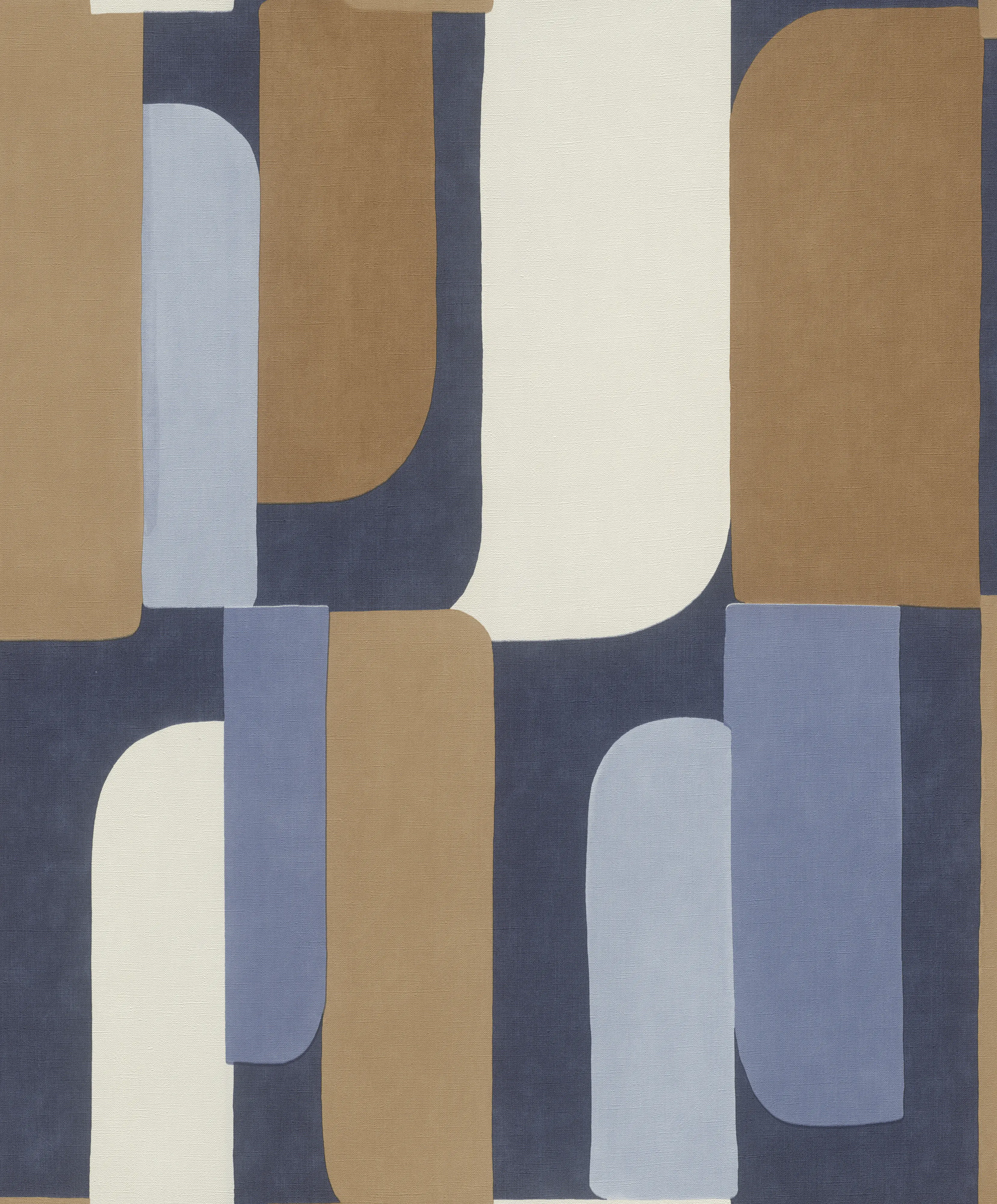 Rasch Vliestapete Paraiso Muster Grafik blau beige 10,05 x 0,53 m