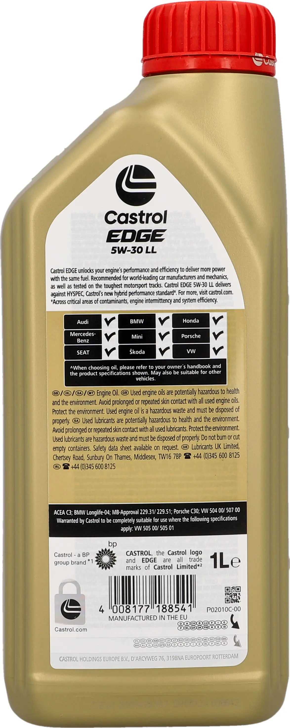 Castrol Motoröl Edge 5W-30 LL 1L