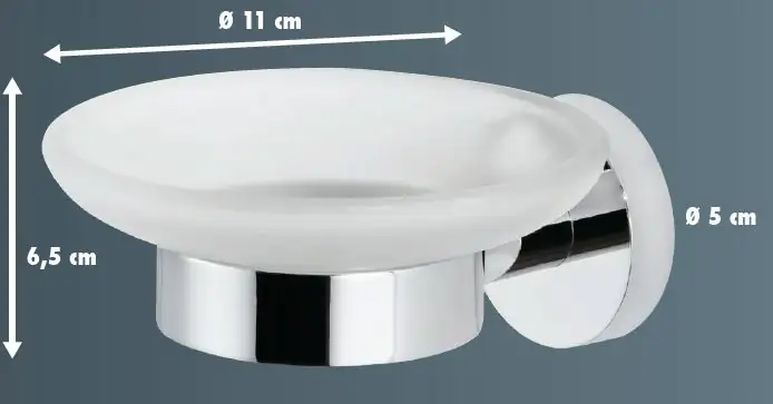 Primaster Seifenschale Classic Round chrom