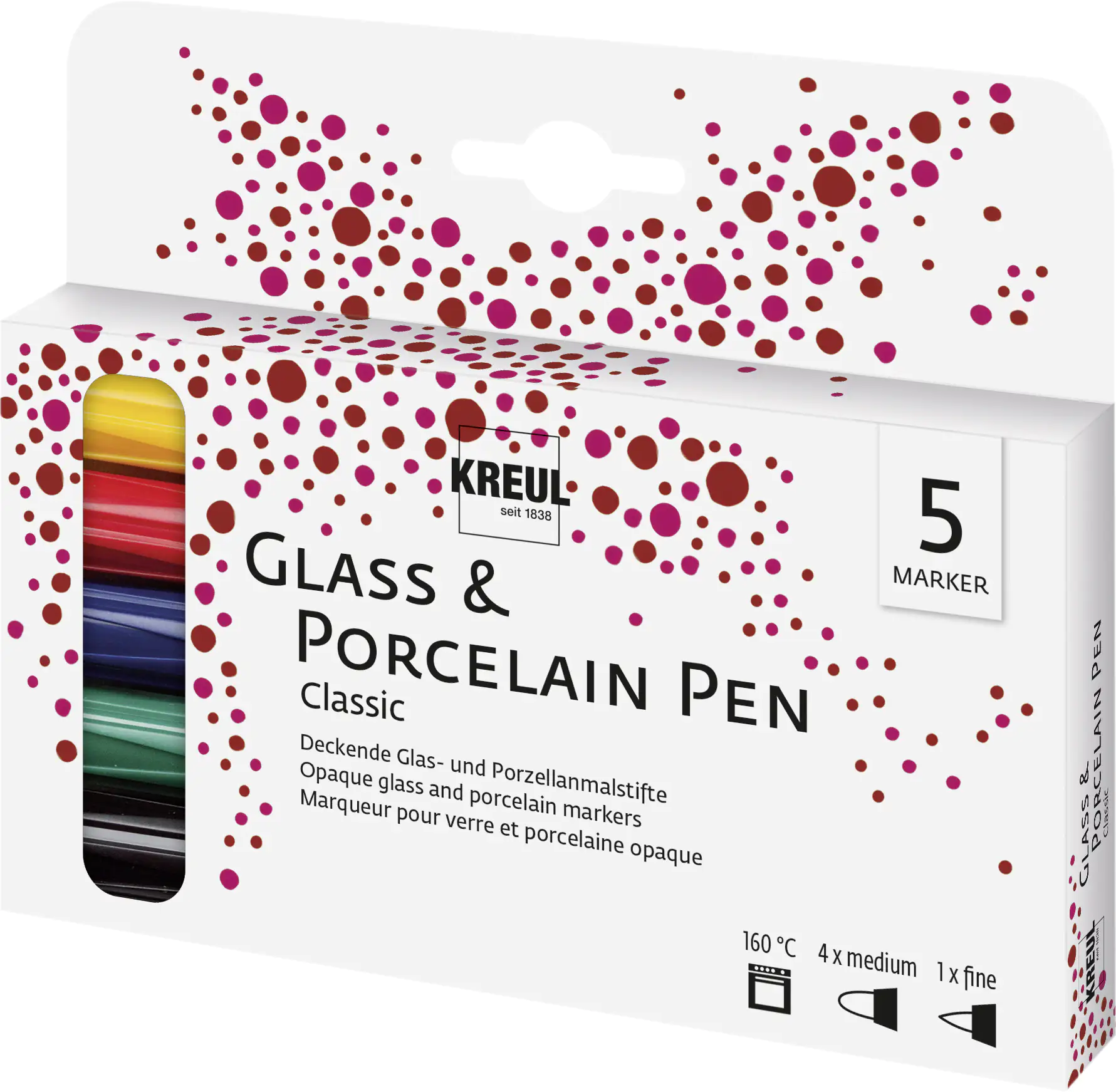 Kreul Porzellanmaler brillant 5er Set PorcelainPen