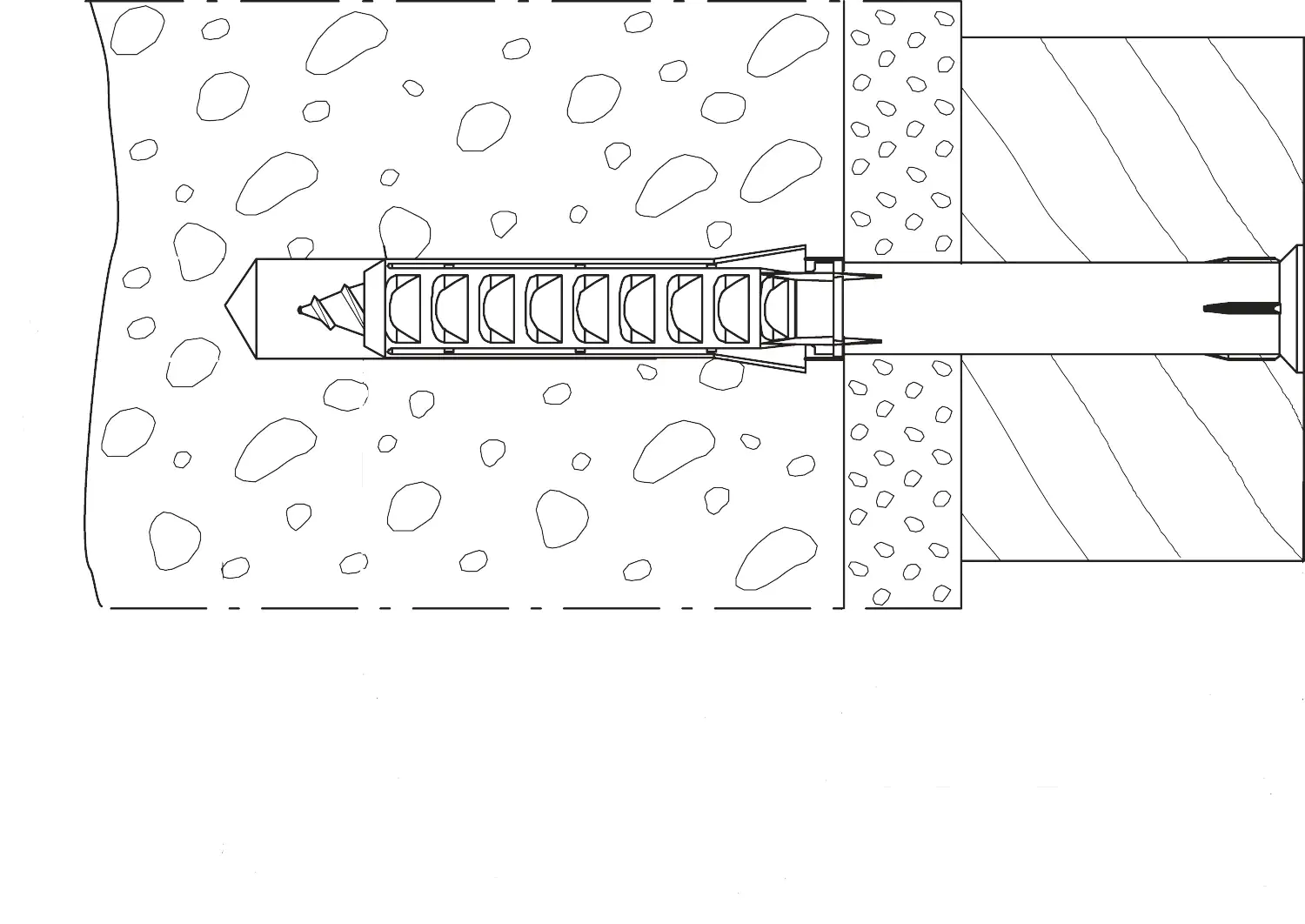 Fischer Langschaftdübel SXR 8.0 x 150 mm - 1 Stück