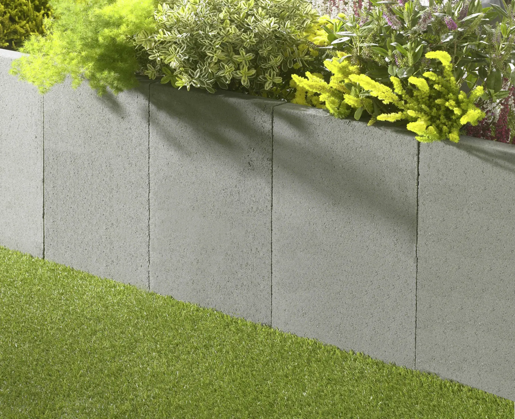 Kann L-Stein 80 x 40 x 40 cm grau