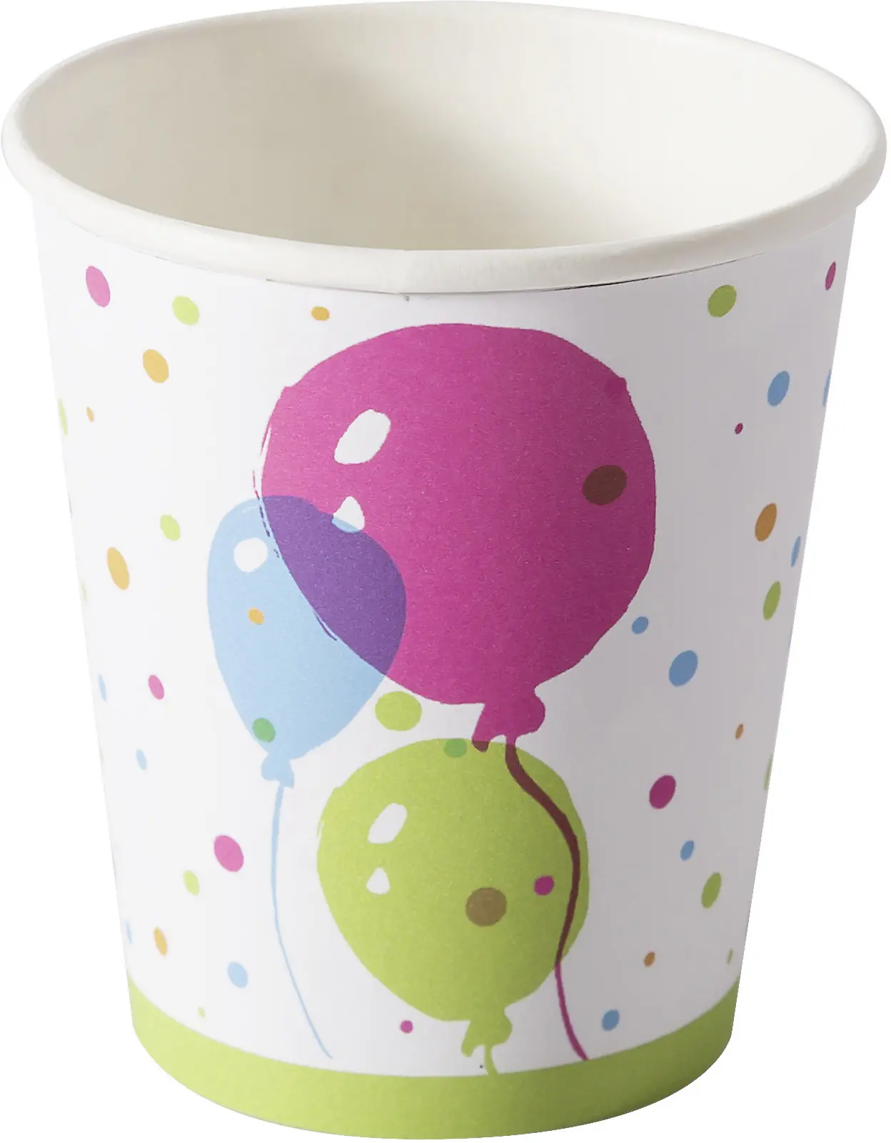 Duni Pappbecher 0,2 L Splash Ballons - 10 Stück