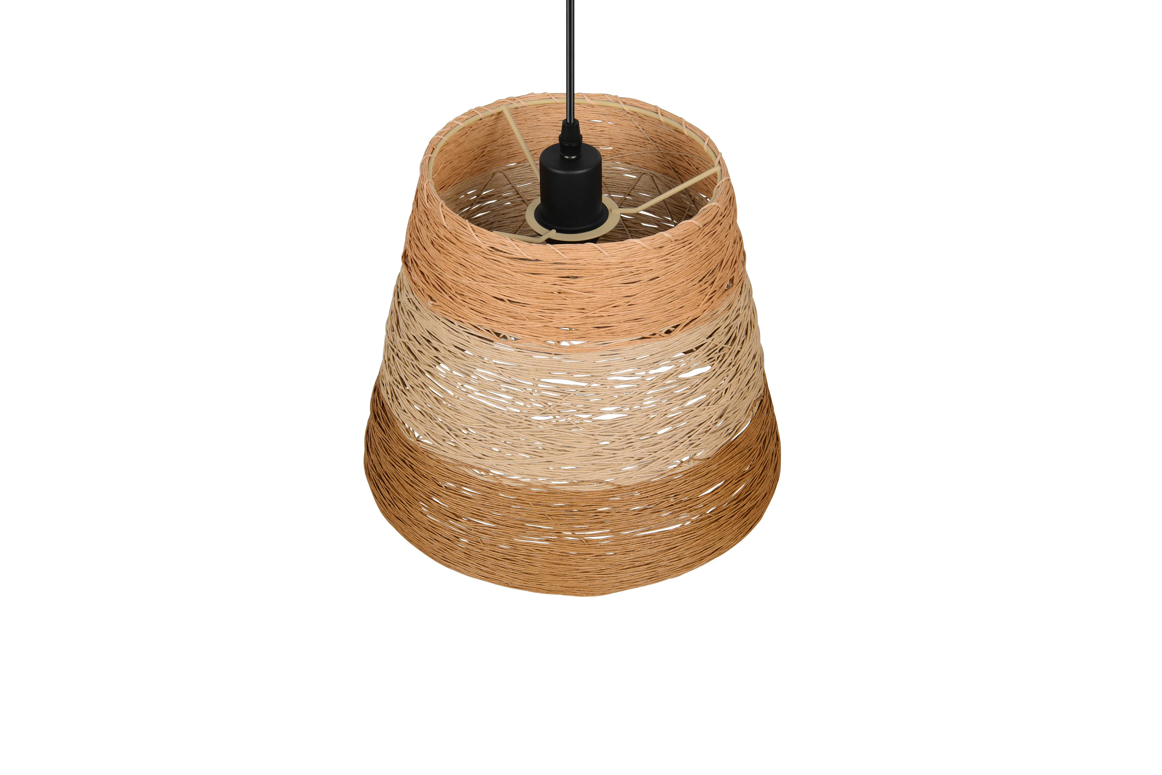 Trio Pendelleuchte Joeline Ø 30 cm schwarz matt