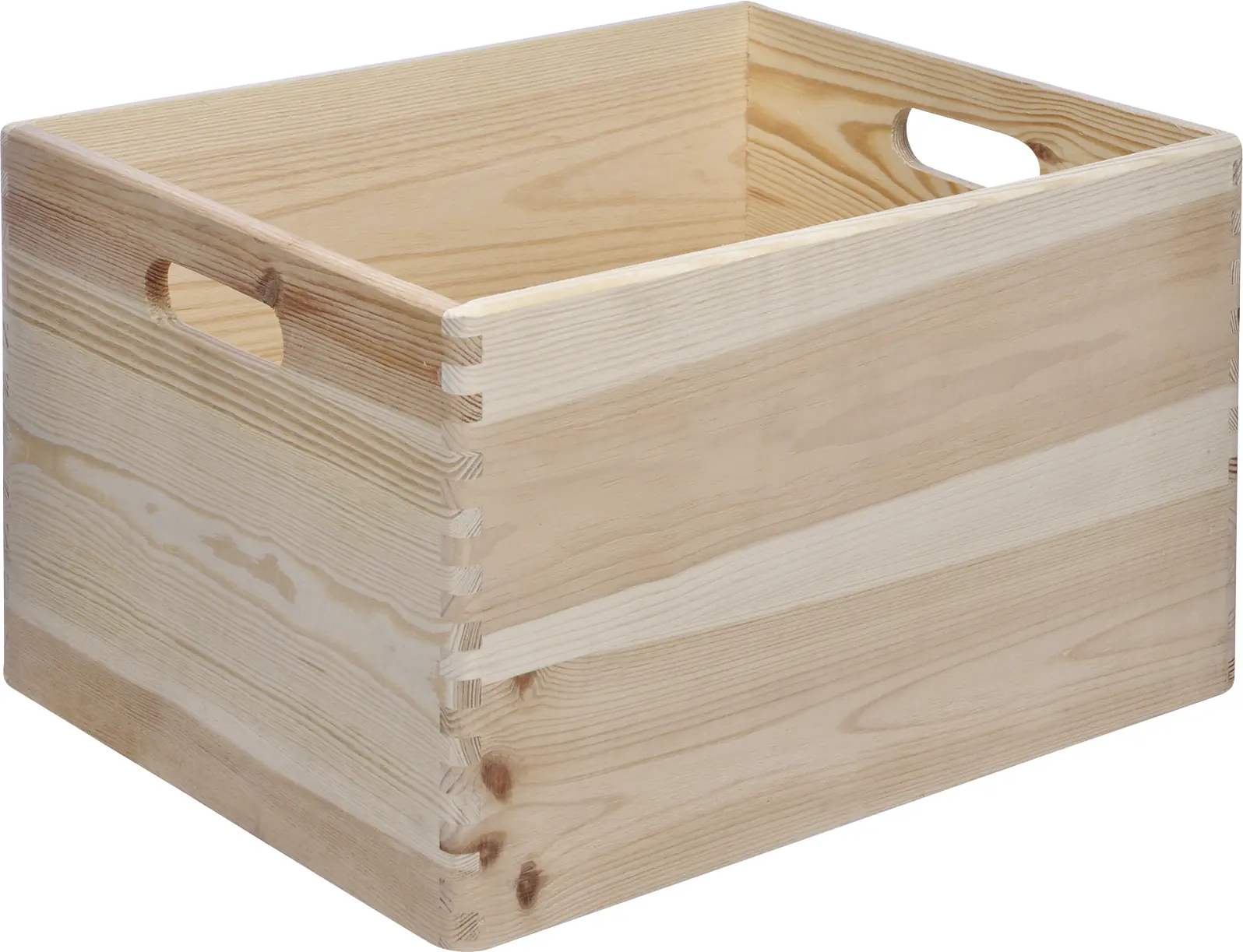 Stapelbox Holz Größe L 30 x 40 x 23 cm