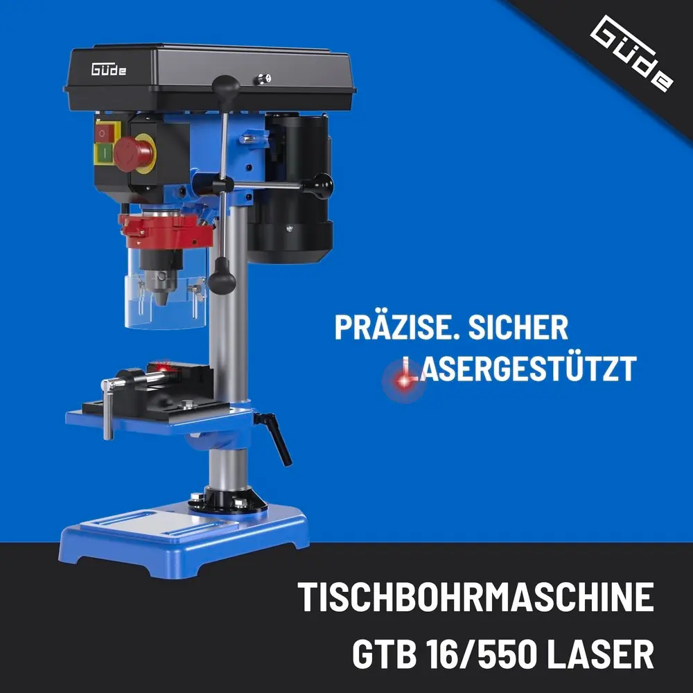 Güde Tischbohrmaschine GTB 16/550 Laser