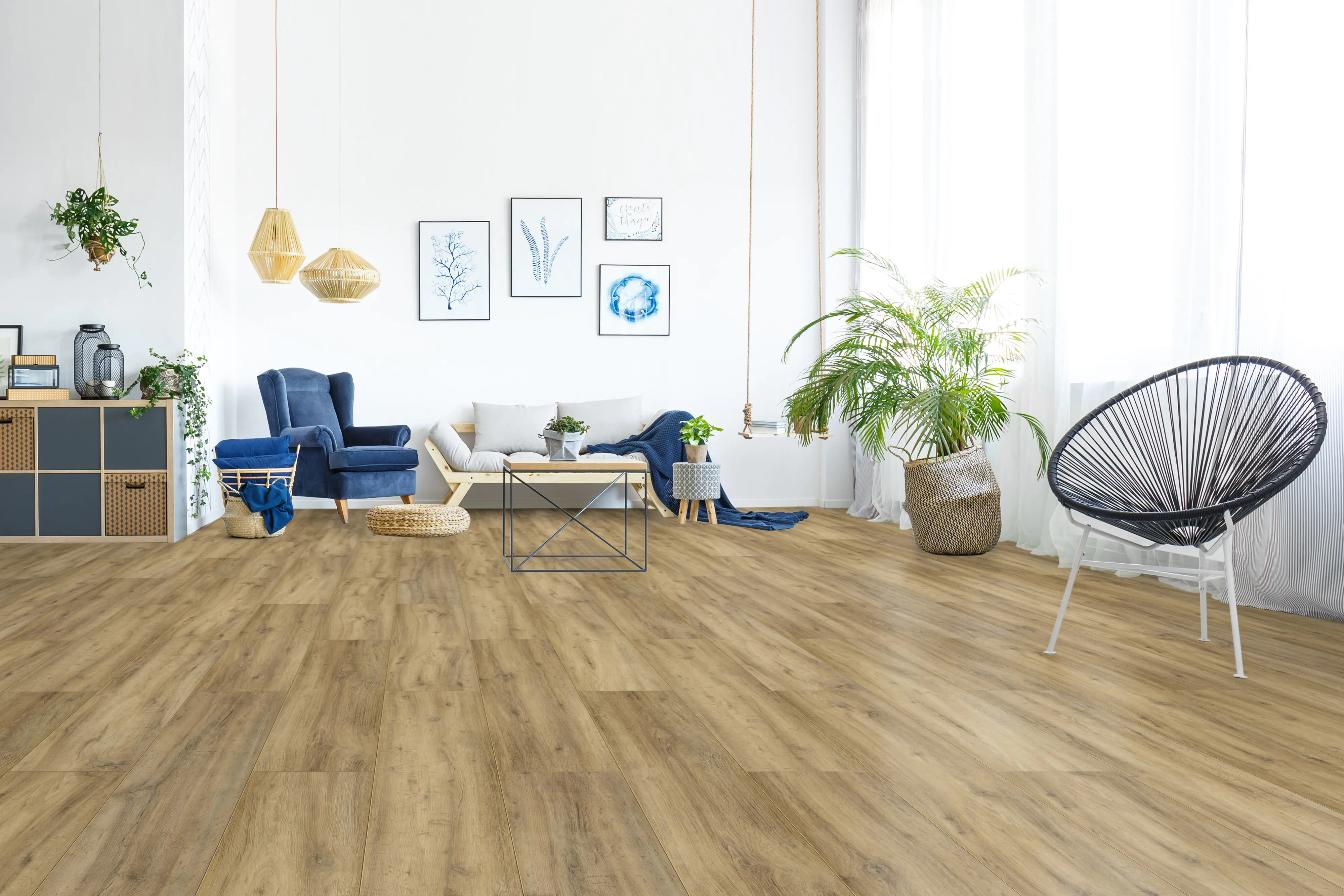 Classen Laminat Megaloc Aquaprotect 128,5 x 19,2 cm 8 mm Oak natural