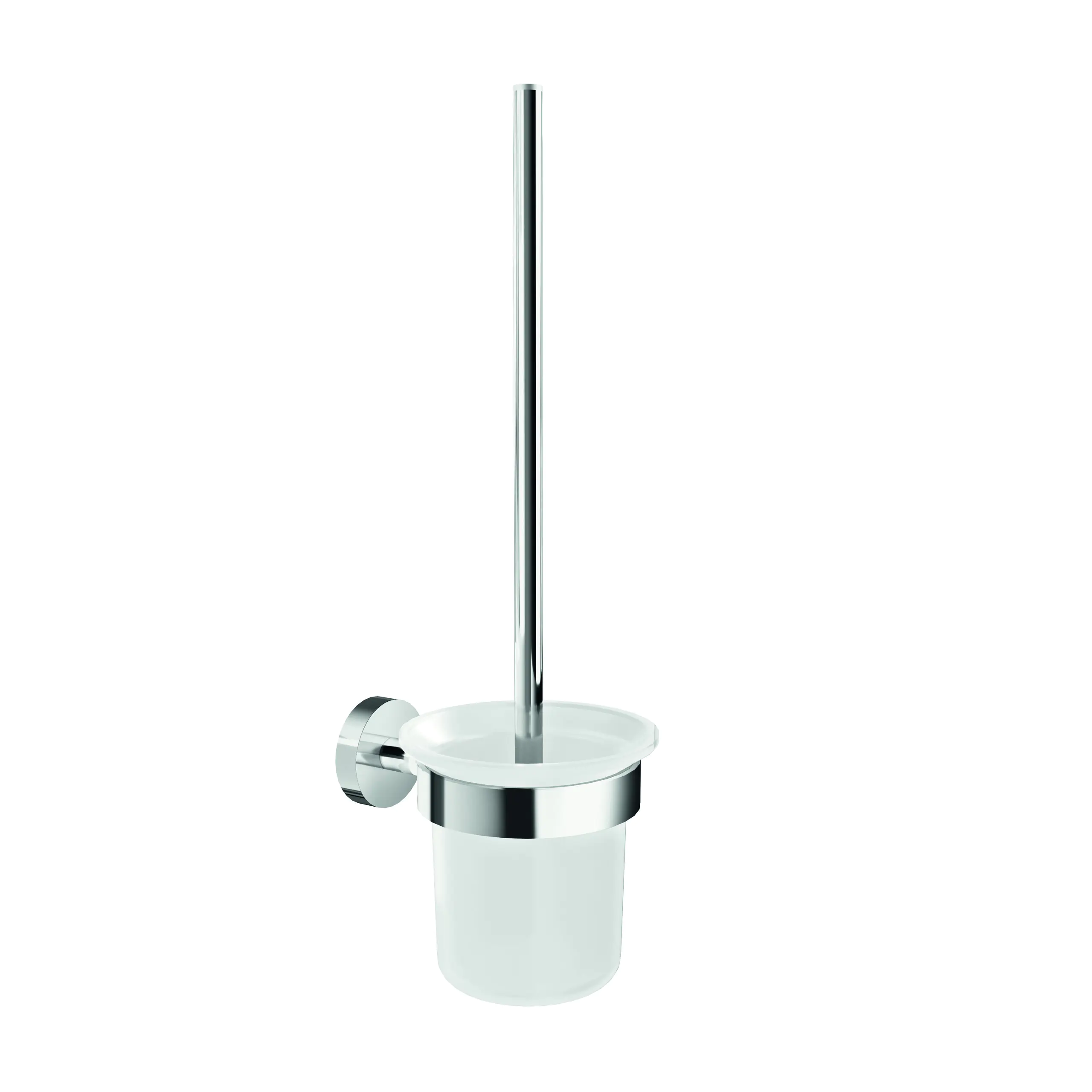 tesa Toilettenbürste Smooz verchromtes Metall mit Wandbefestigungstechnologie