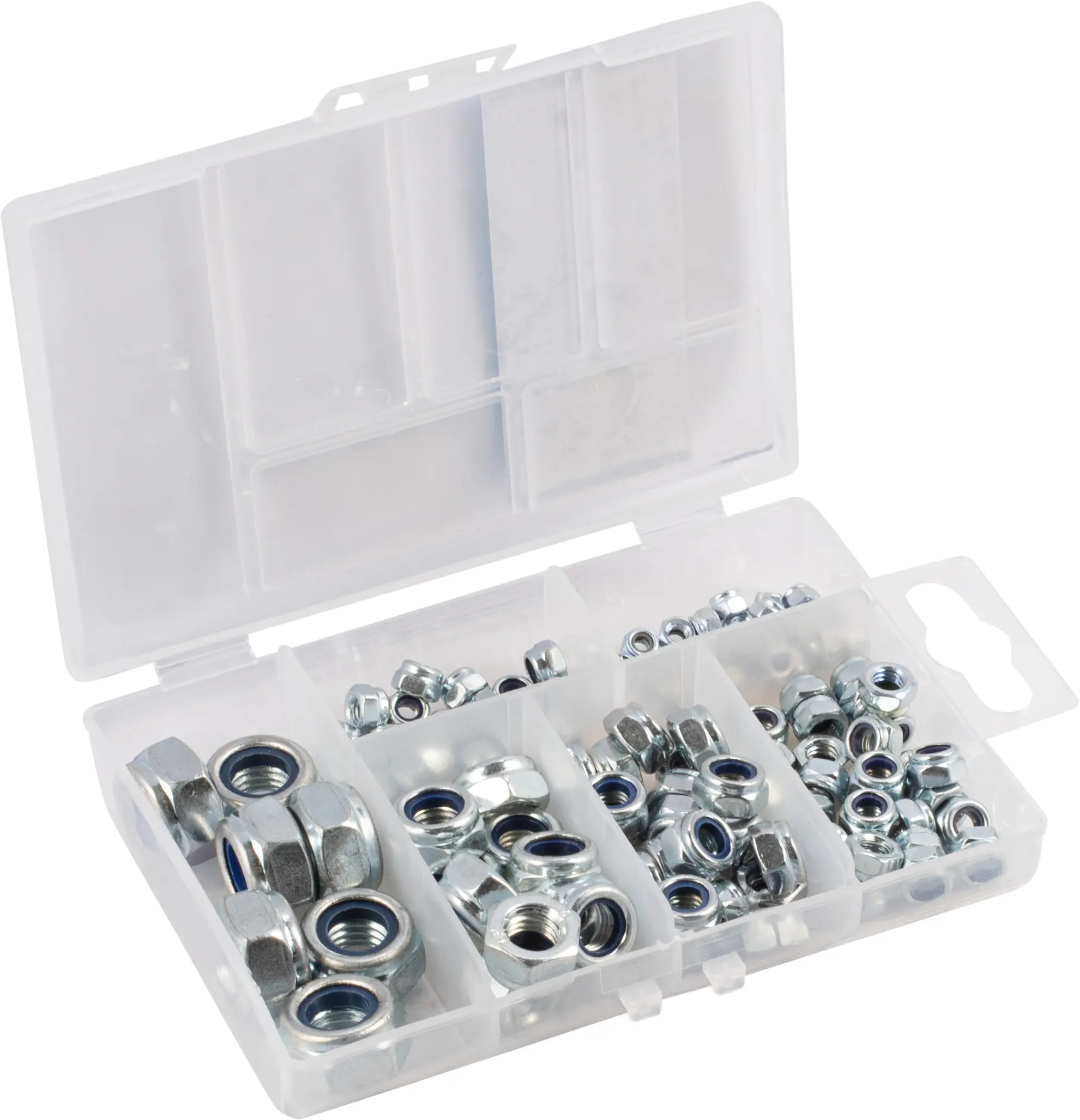 Connex Sortimentskasten Sicherungsmuttern M3-M10 - 120 Stück