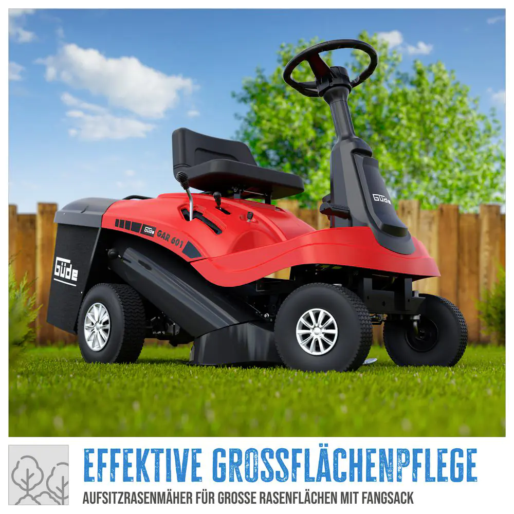 Güde Benzin Aufsitzmäher GAR 601 61 cm Schnittbreite 4,8 kW