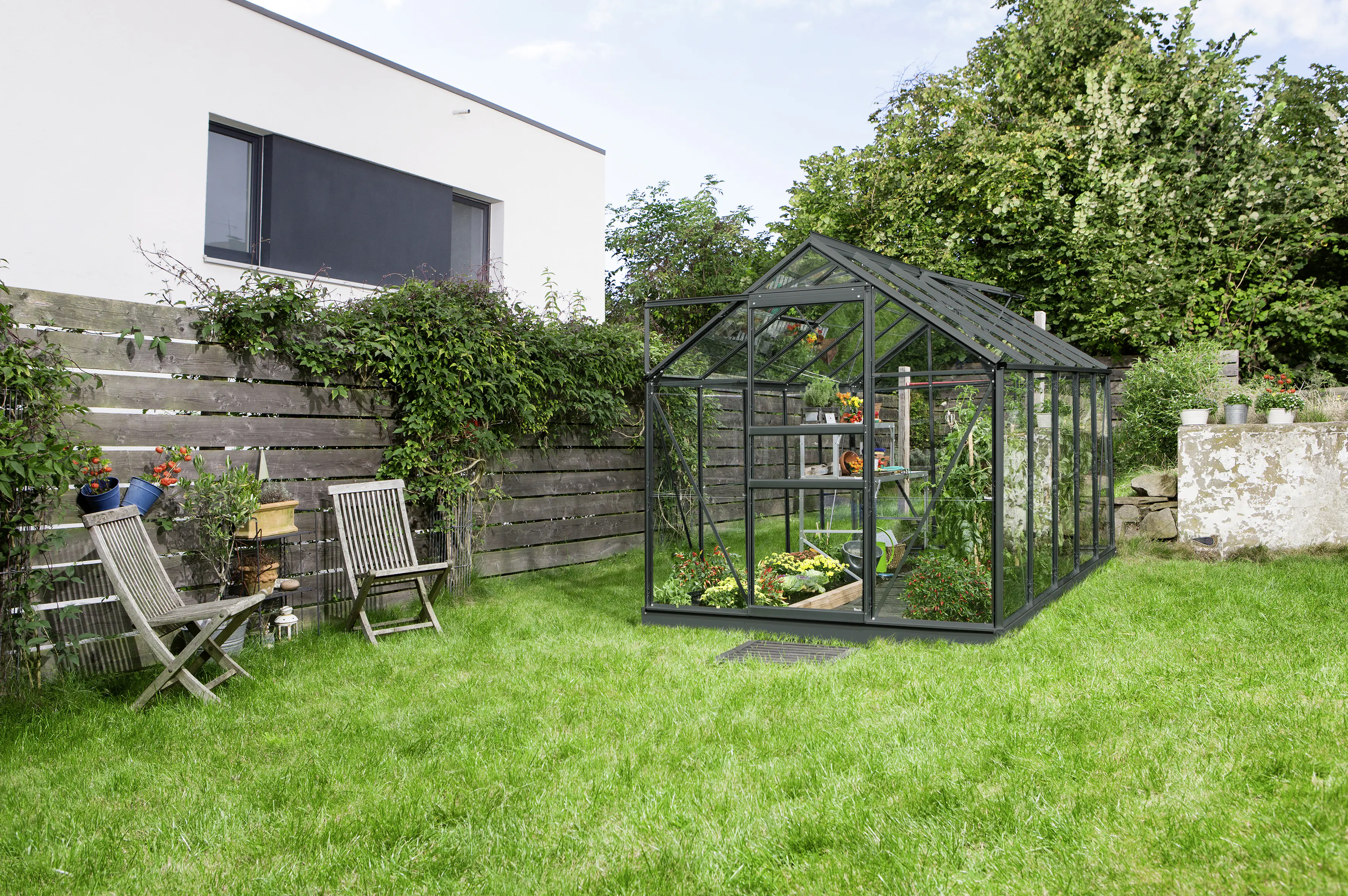 Vitavia Gewächshaus Venus 6200 192 x 317 cm 3 mm ESG