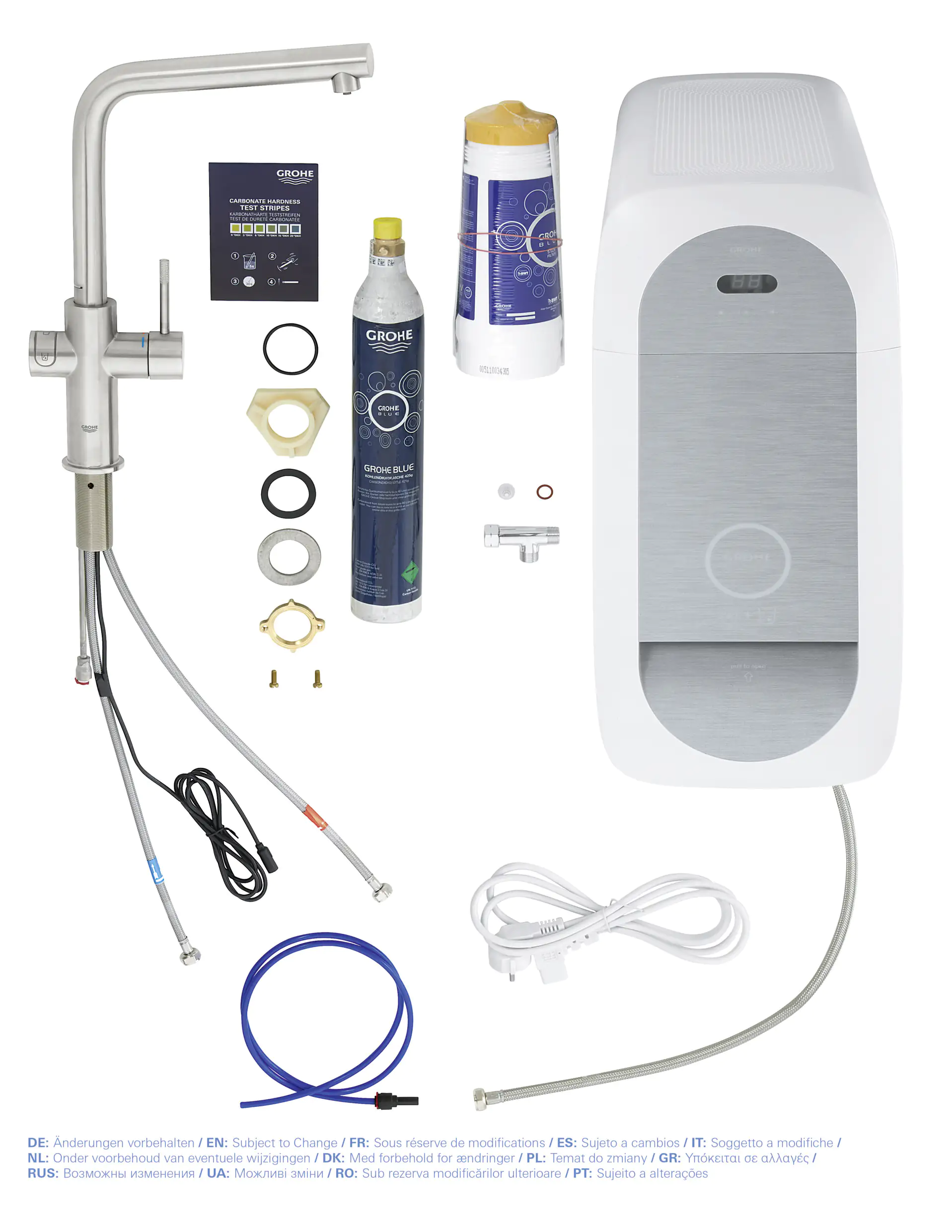 Grohe Blue Home L-Auslauf Starter Kit supersteel