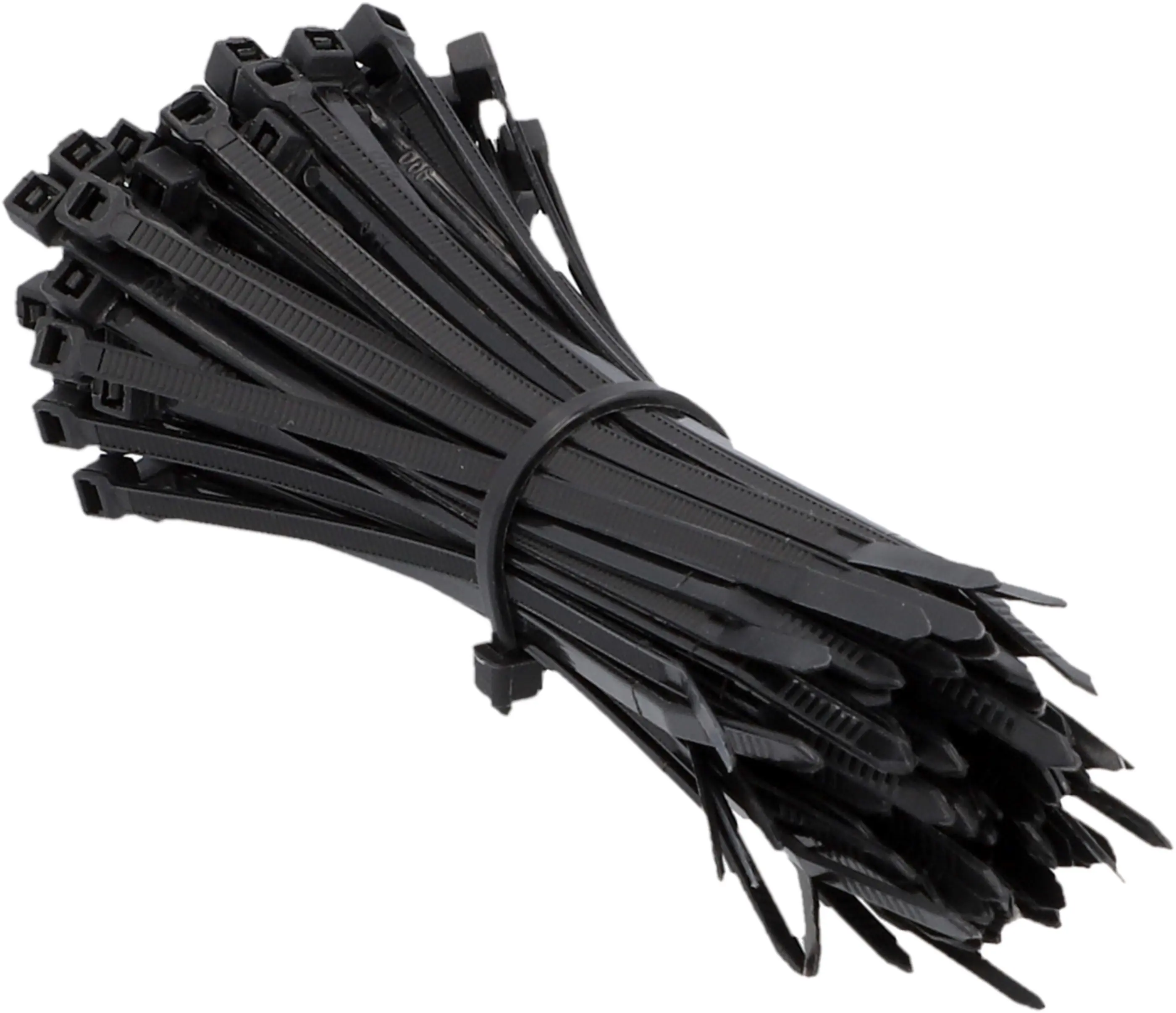 Unitec Kabelbinder 10 cm UV-beständig schwarz 100 Stück