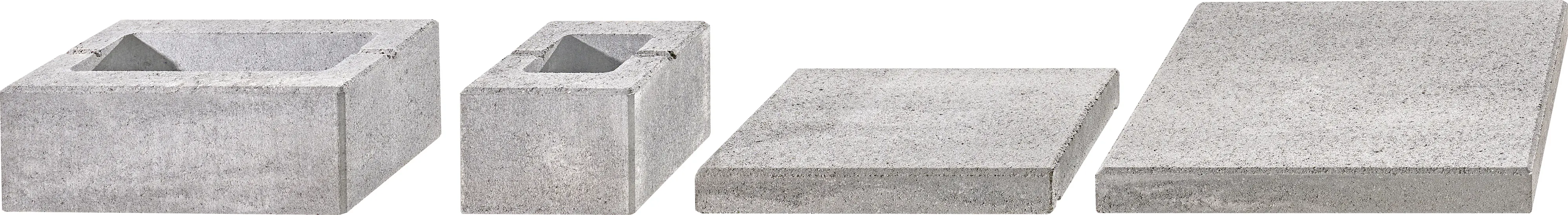 Kann Mauerabdeckung Lindeza 40 x 28 x 6 cm grau-alpin