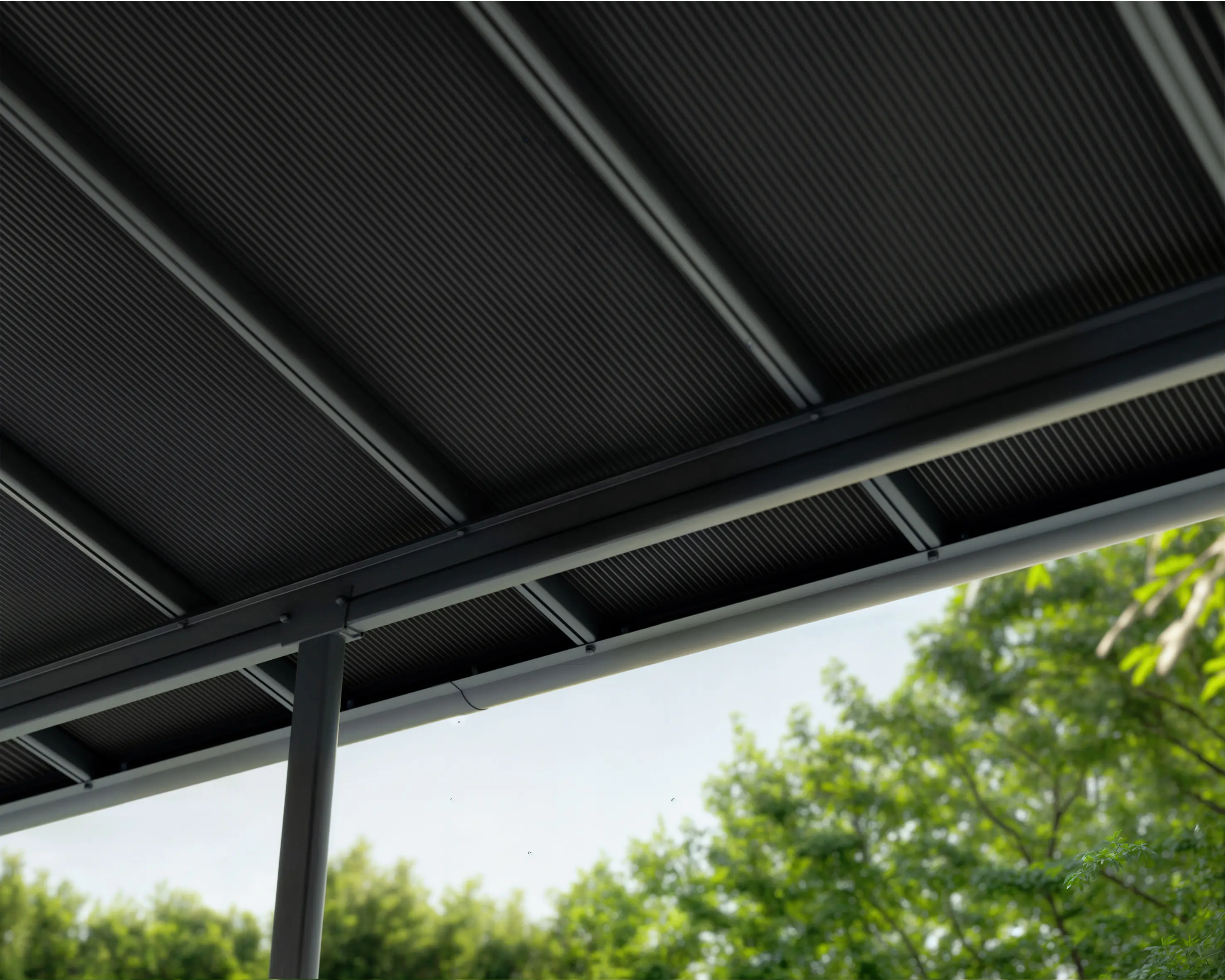 Canopia Terrassenüberdachung Sierra Cabrio 860 x 295 cm grau 