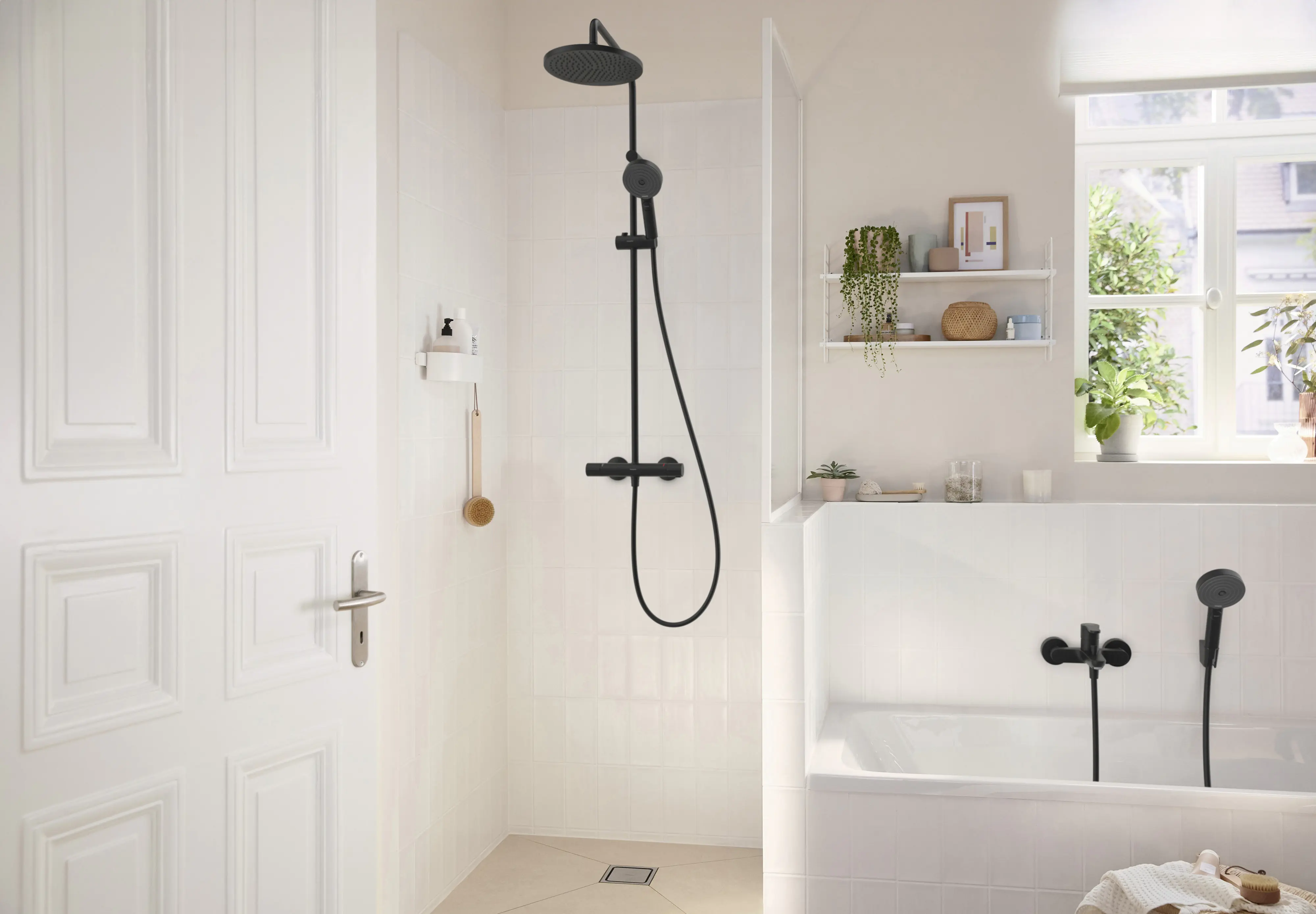 Hansgrohe Brausehalter Porter S mattschwarz